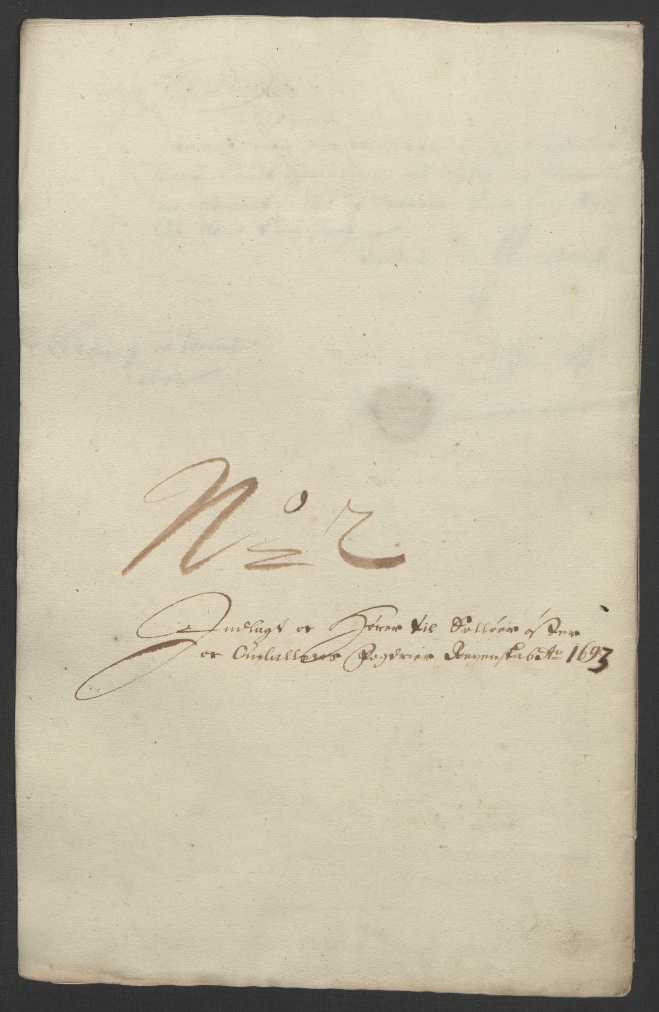 Rentekammeret inntil 1814, Reviderte regnskaper, Fogderegnskap, RA/EA-4092/R13/L0831: Fogderegnskap Solør, Odal og Østerdal, 1693, p. 261