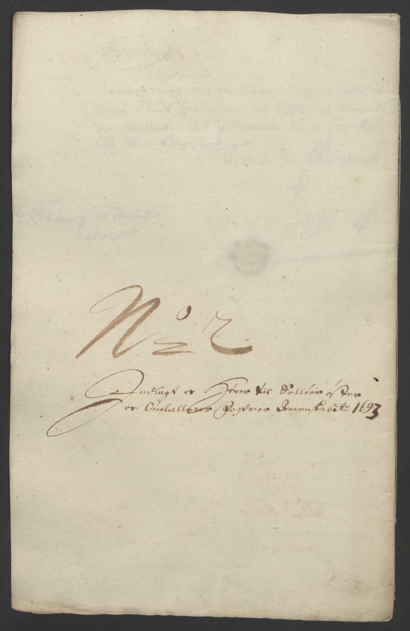 Rentekammeret inntil 1814, Reviderte regnskaper, Fogderegnskap, AV/RA-EA-4092/R13/L0831: Fogderegnskap Solør, Odal og Østerdal, 1693, p. 261