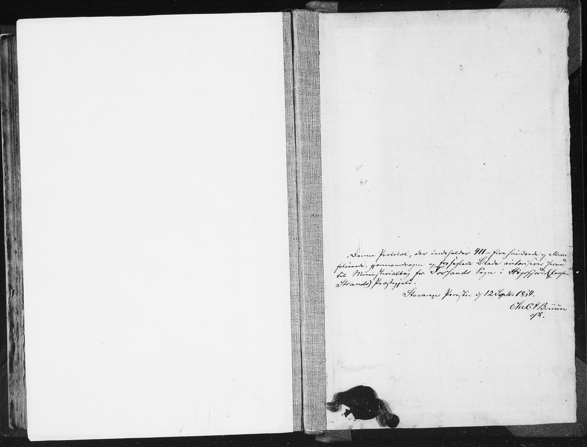 Høgsfjord sokneprestkontor, SAST/A-101624/H/Ha/Haa/L0001: Parish register (official) no. A 1, 1854-1875