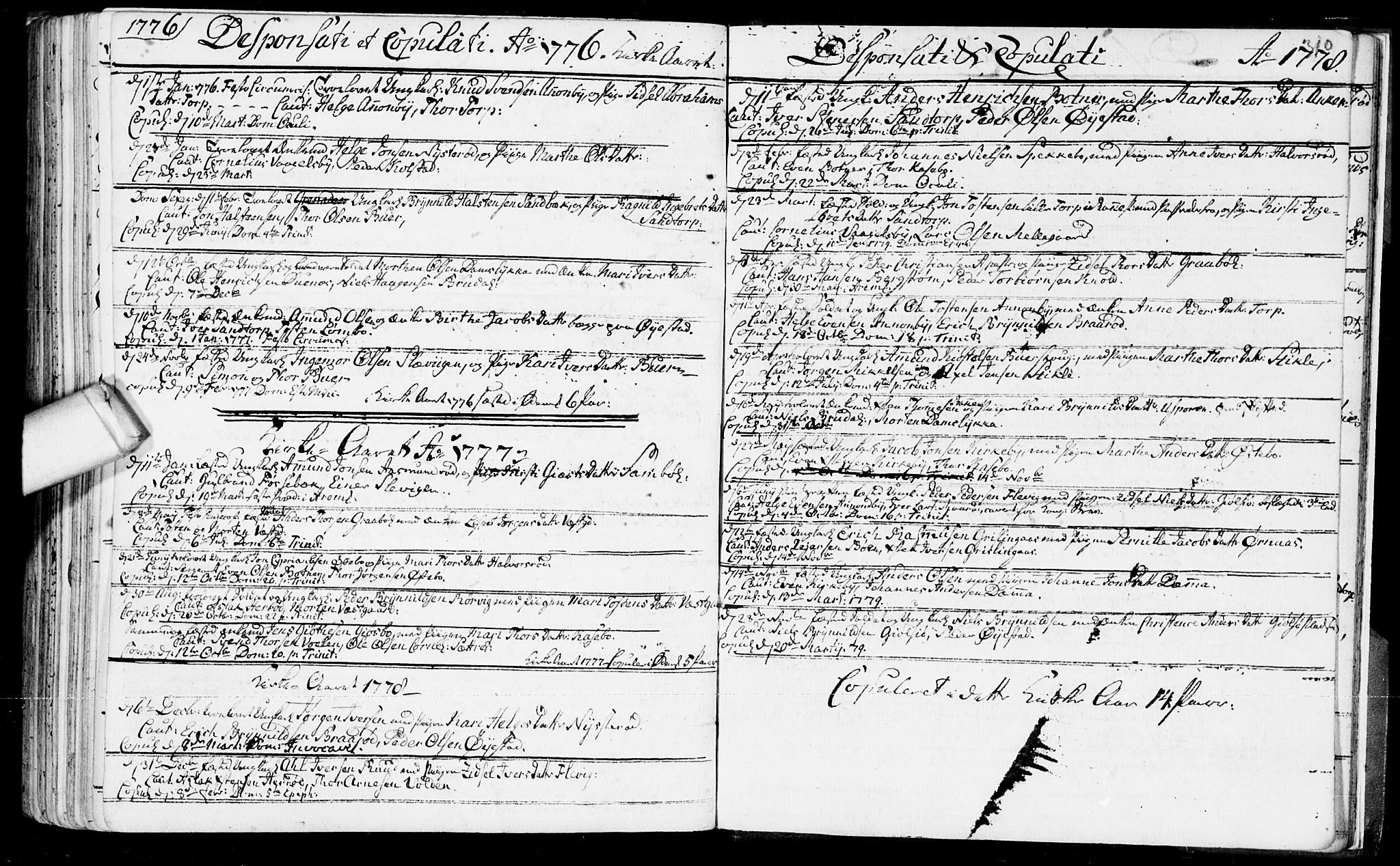 Aremark prestekontor Kirkebøker, SAO/A-10899/F/Fb/L0002: Parish register (official) no.  II 2, 1745-1795, p. 310