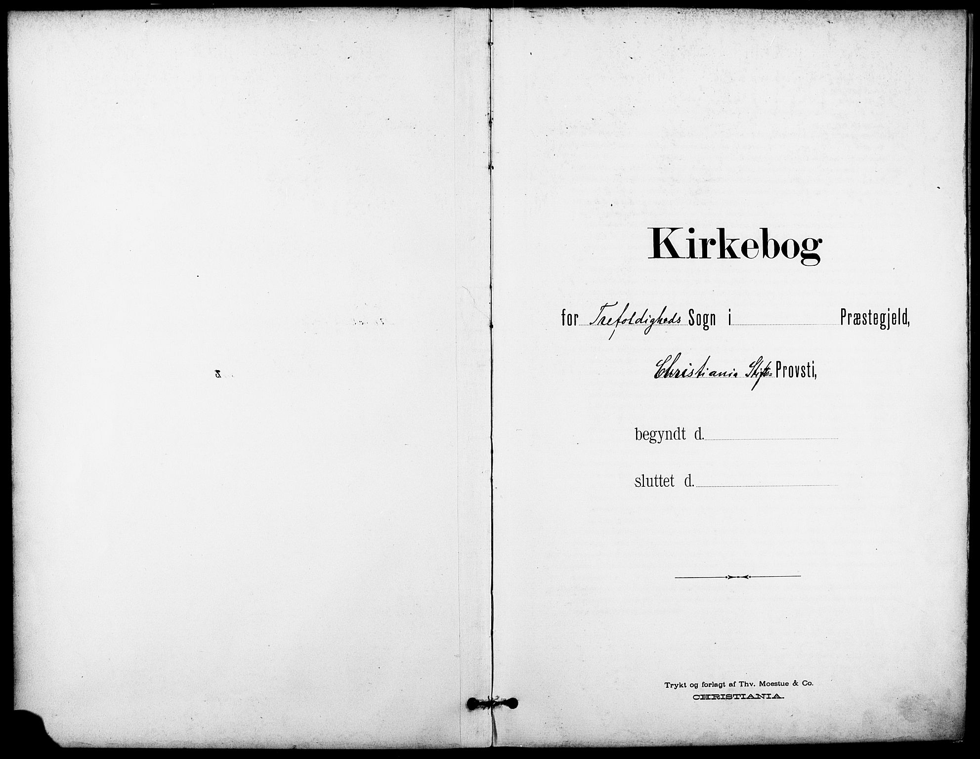 Trefoldighet prestekontor Kirkebøker, AV/SAO-A-10882/F/Fb/L0004: Parish register (official) no. II 4, 1896-1915