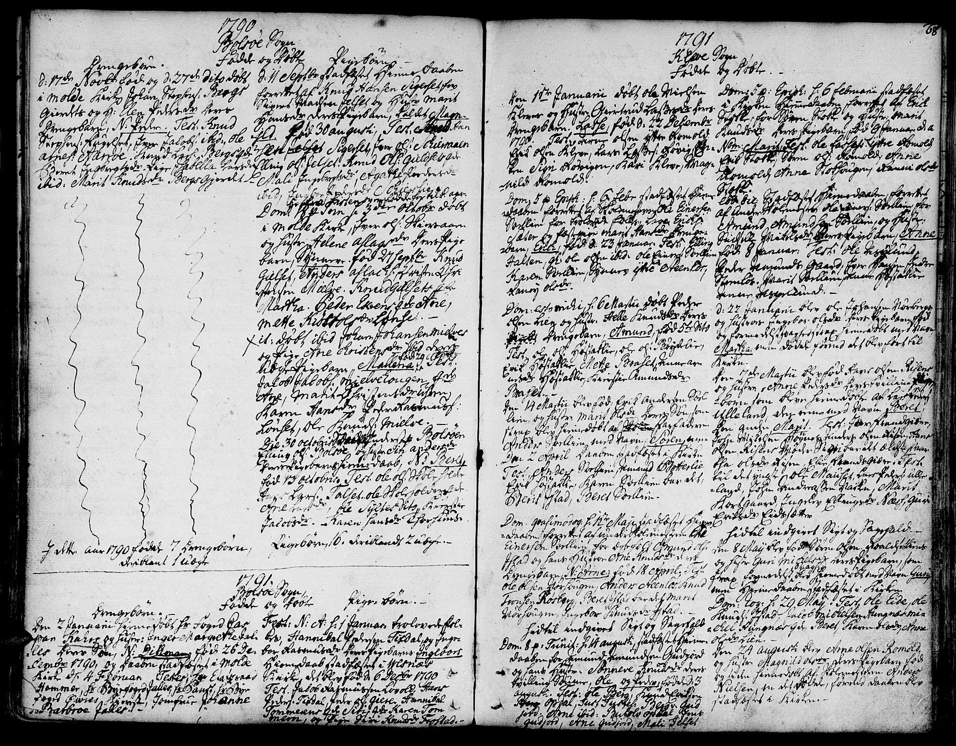 Ministerialprotokoller, klokkerbøker og fødselsregistre - Møre og Romsdal, SAT/A-1454/555/L0648: Parish register (official) no. 555A01, 1759-1793, p. 68