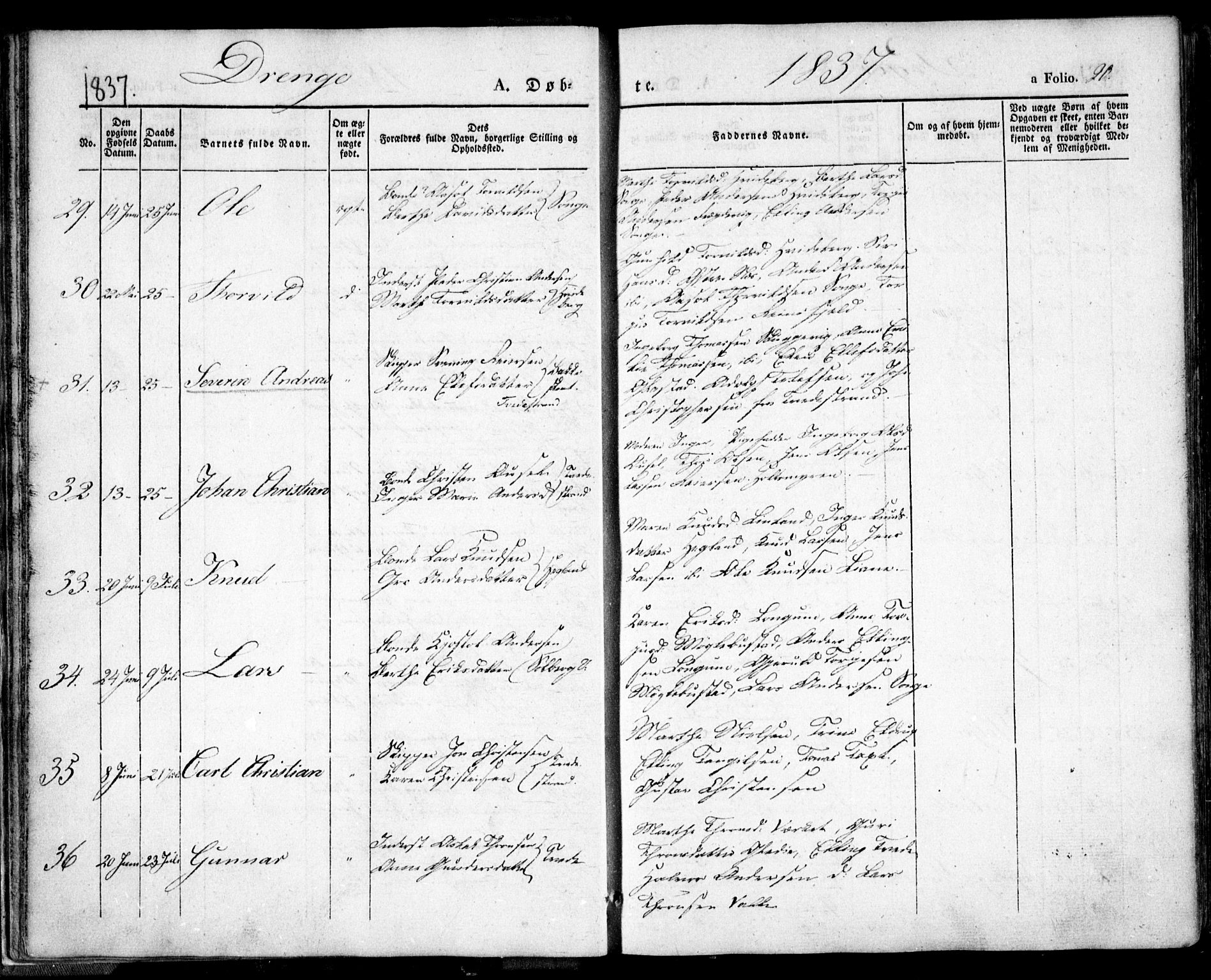 Holt sokneprestkontor, SAK/1111-0021/F/Fa/L0007: Parish register (official) no. A 7, 1836-1848, p. 20
