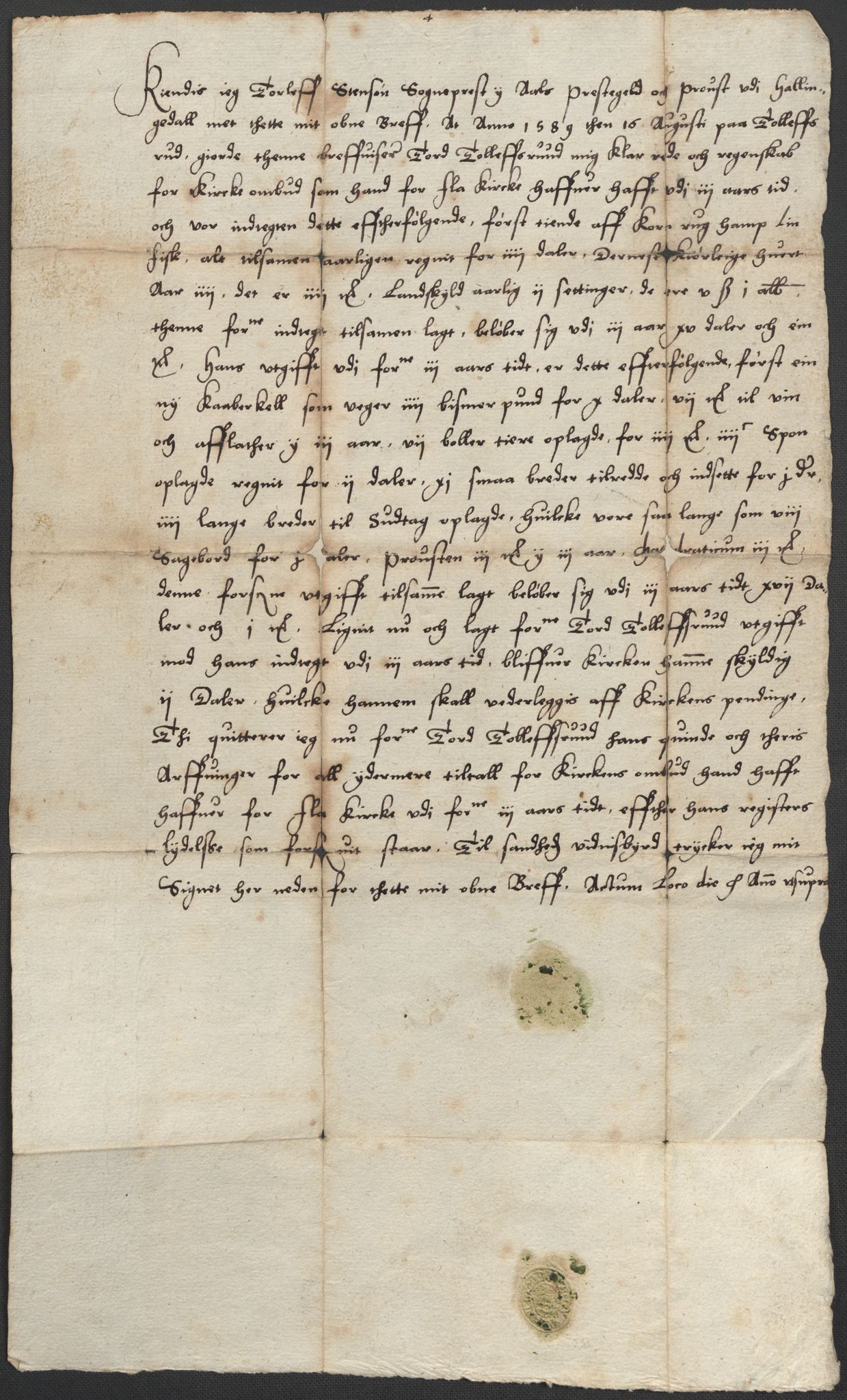 Riksarkivets diplomsamling, AV/RA-EA-5965/F02/L0091: Dokumenter, 1589-1590, p. 13