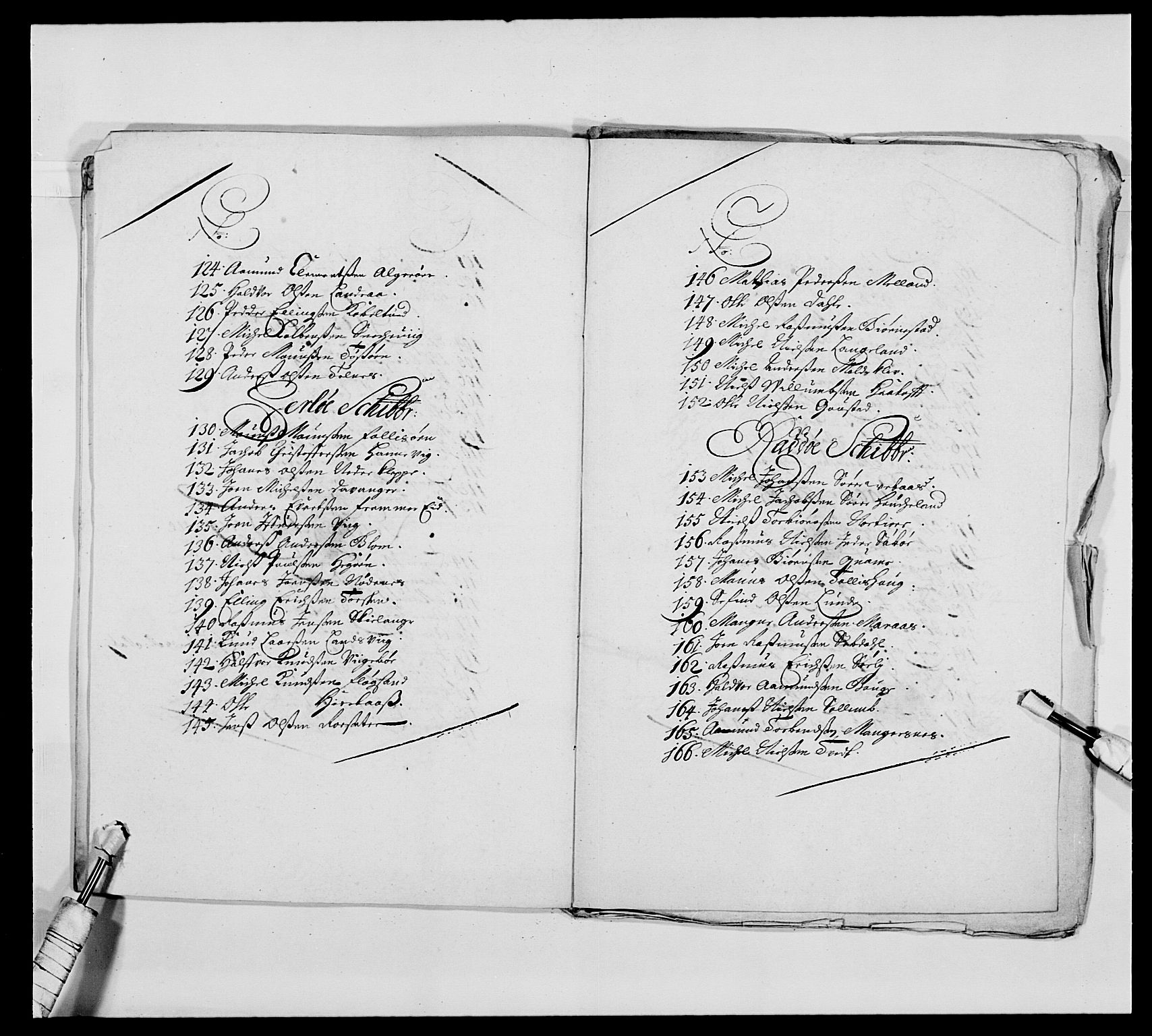 Kommanderende general (KG I) med Det norske krigsdirektorium, AV/RA-EA-5419/E/Ea/L0473: Marineregimentet, 1664-1701, p. 148