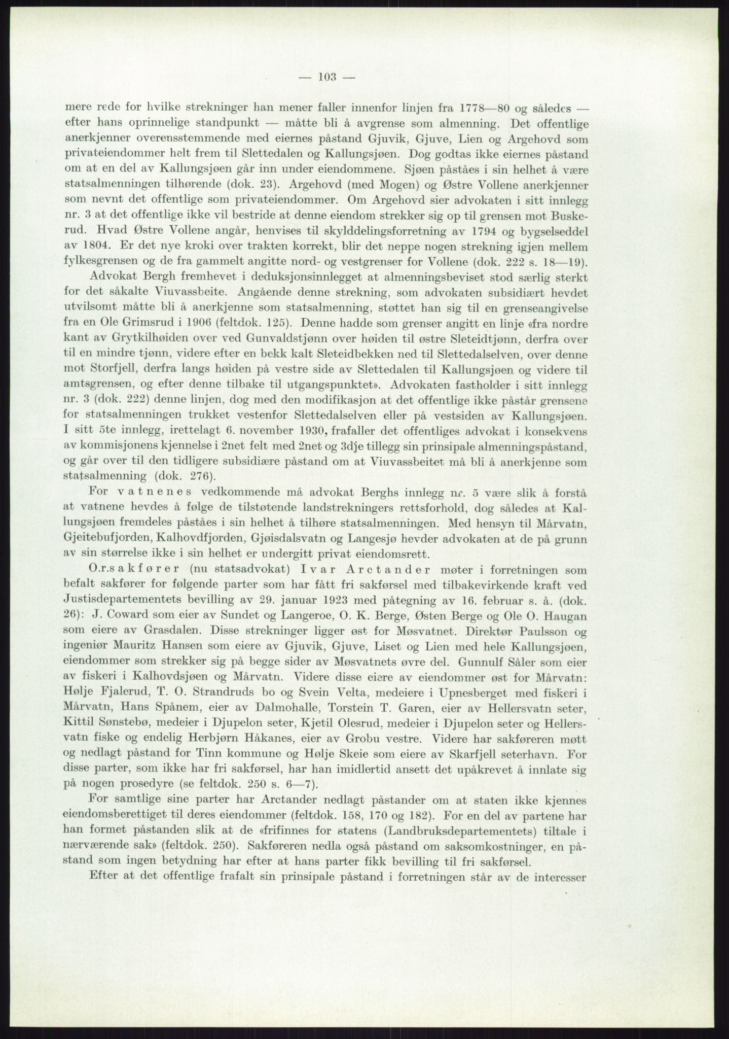 Høyfjellskommisjonen, AV/RA-S-1546/X/Xa/L0001: Nr. 1-33, 1909-1953, p. 1873