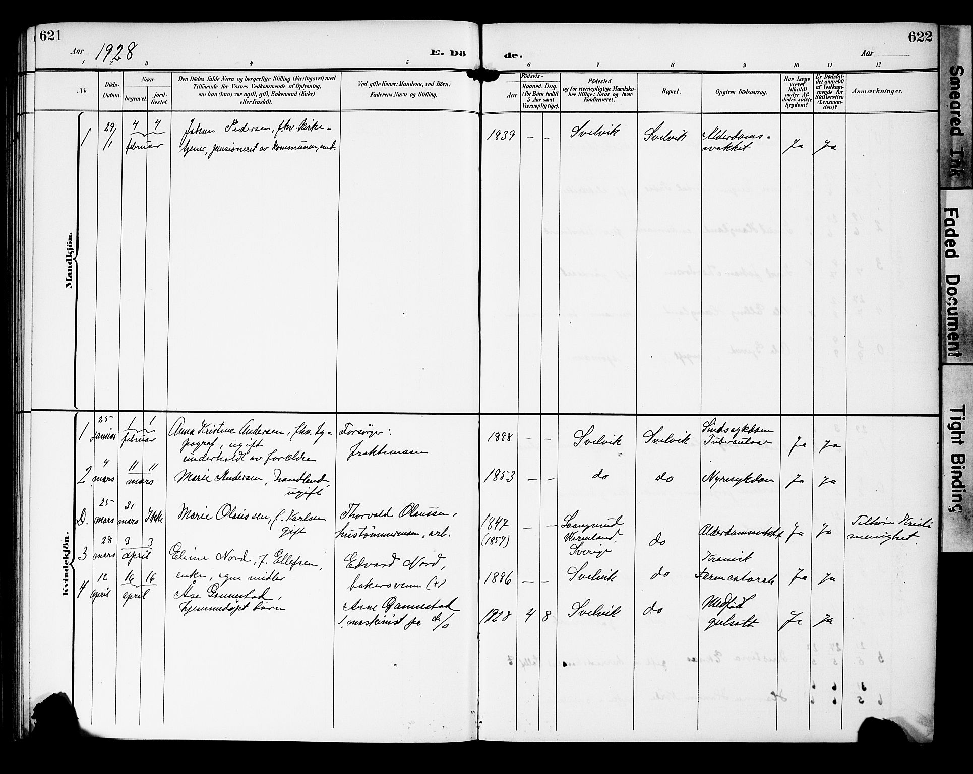 Strømm kirkebøker, AV/SAKO-A-322/G/Gb/L0002: Parish register (copy) no. II 2, 1897-1928, p. 621-622