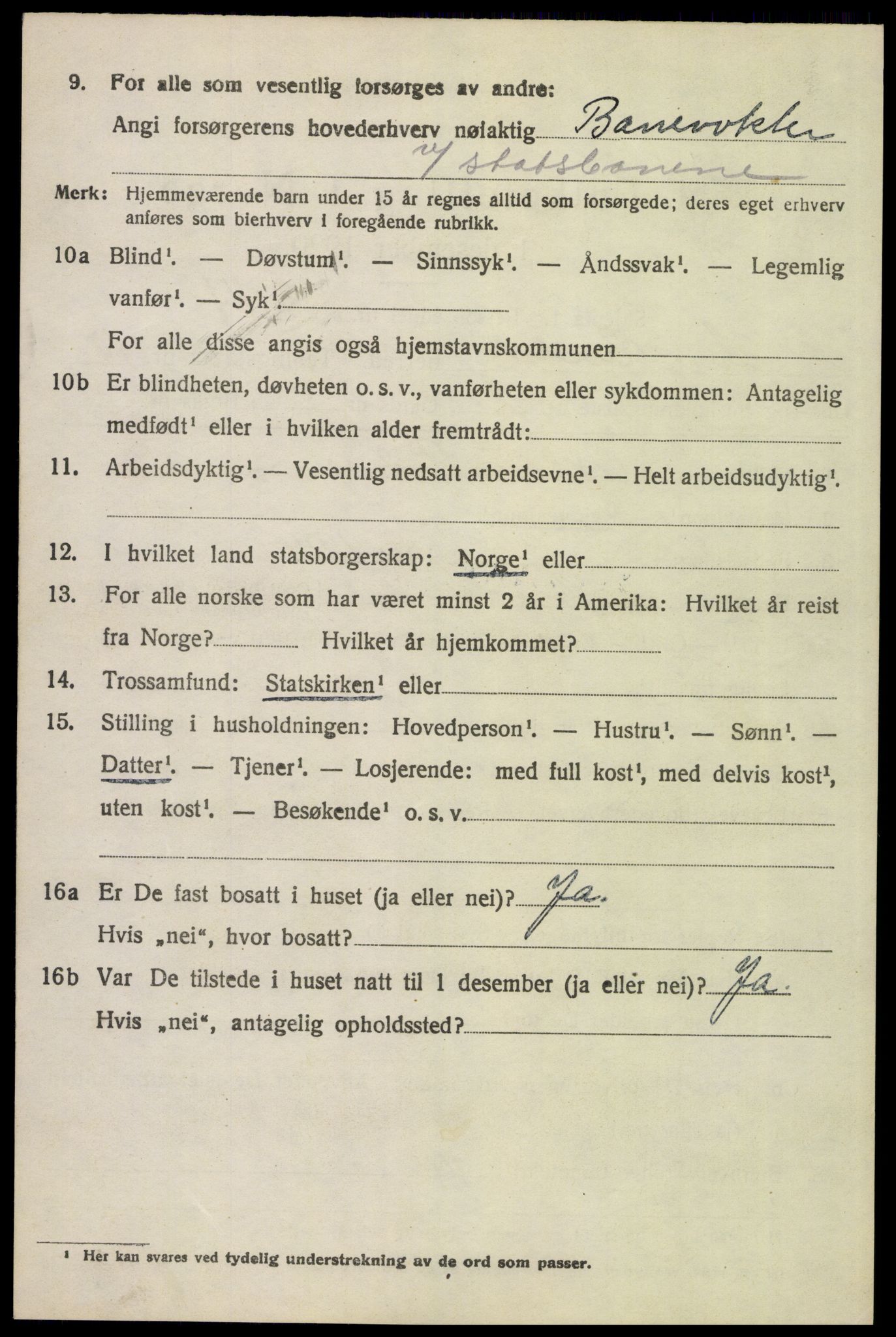 SAH, 1920 census for Øvre Rendal, 1920, p. 3876