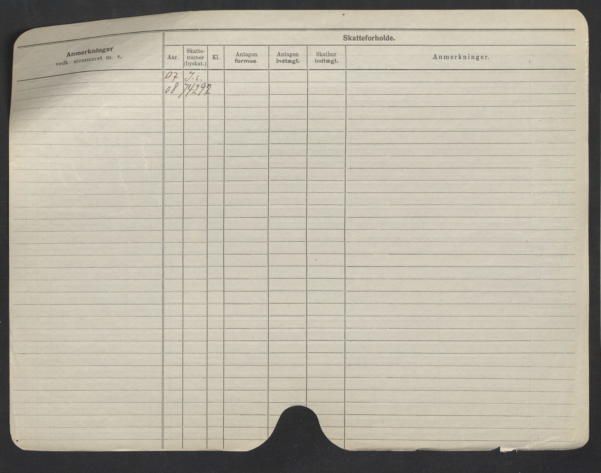 Oslo folkeregister, Registerkort, AV/SAO-A-11715/F/Fa/Fac/L0007: Menn, 1906-1914, p. 382b