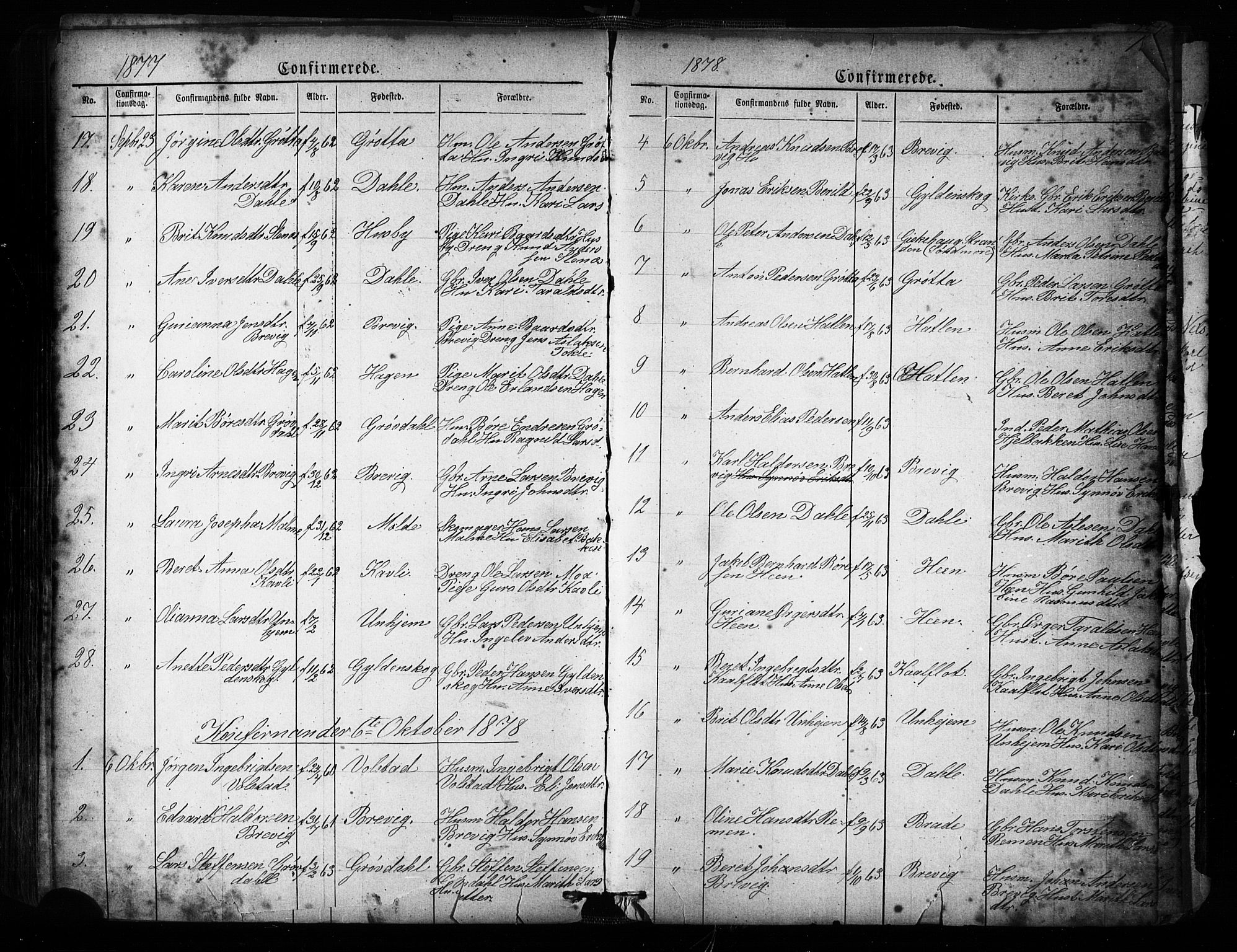 Ministerialprotokoller, klokkerbøker og fødselsregistre - Møre og Romsdal, SAT/A-1454/545/L0588: Parish register (copy) no. 545C02, 1867-1902, p. 156