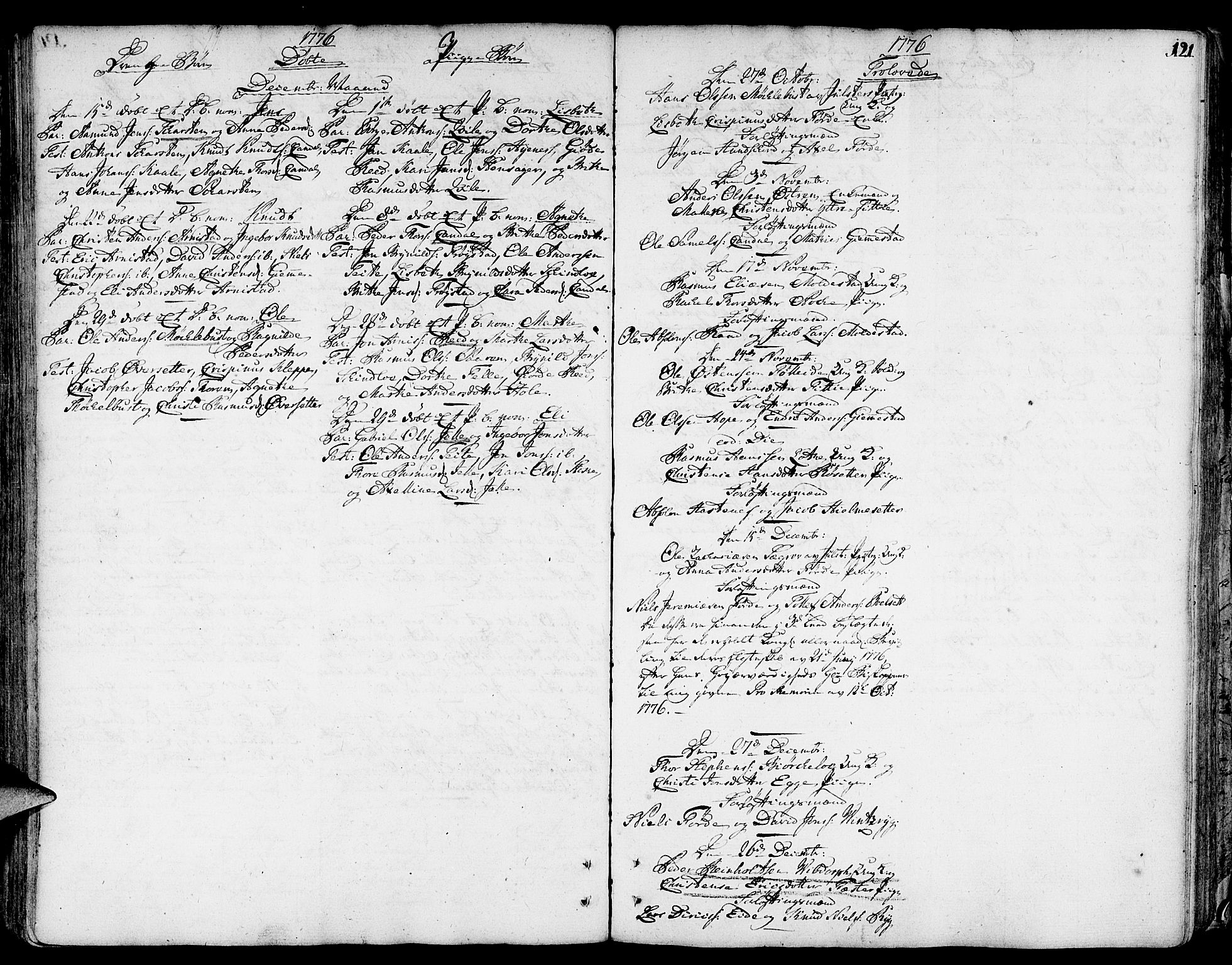 Gloppen sokneprestembete, AV/SAB-A-80101/H/Haa/Haaa/L0004: Parish register (official) no. A 4, 1758-1784, p. 121