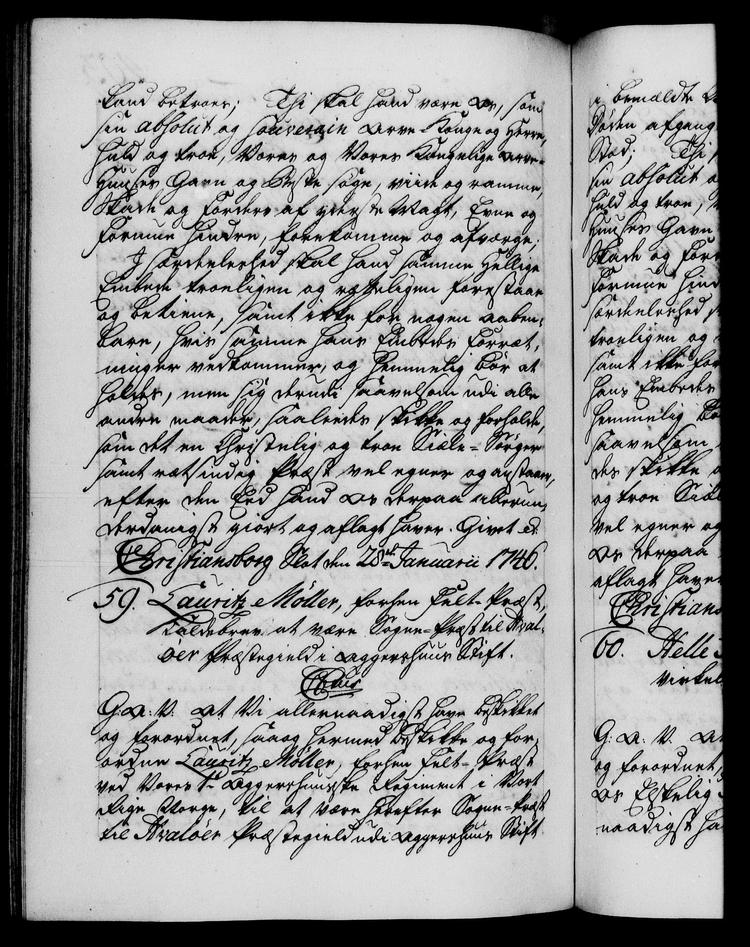 Danske Kanselli 1572-1799, RA/EA-3023/F/Fc/Fca/Fcaa/L0034: Norske registre, 1745-1746, p. 403b