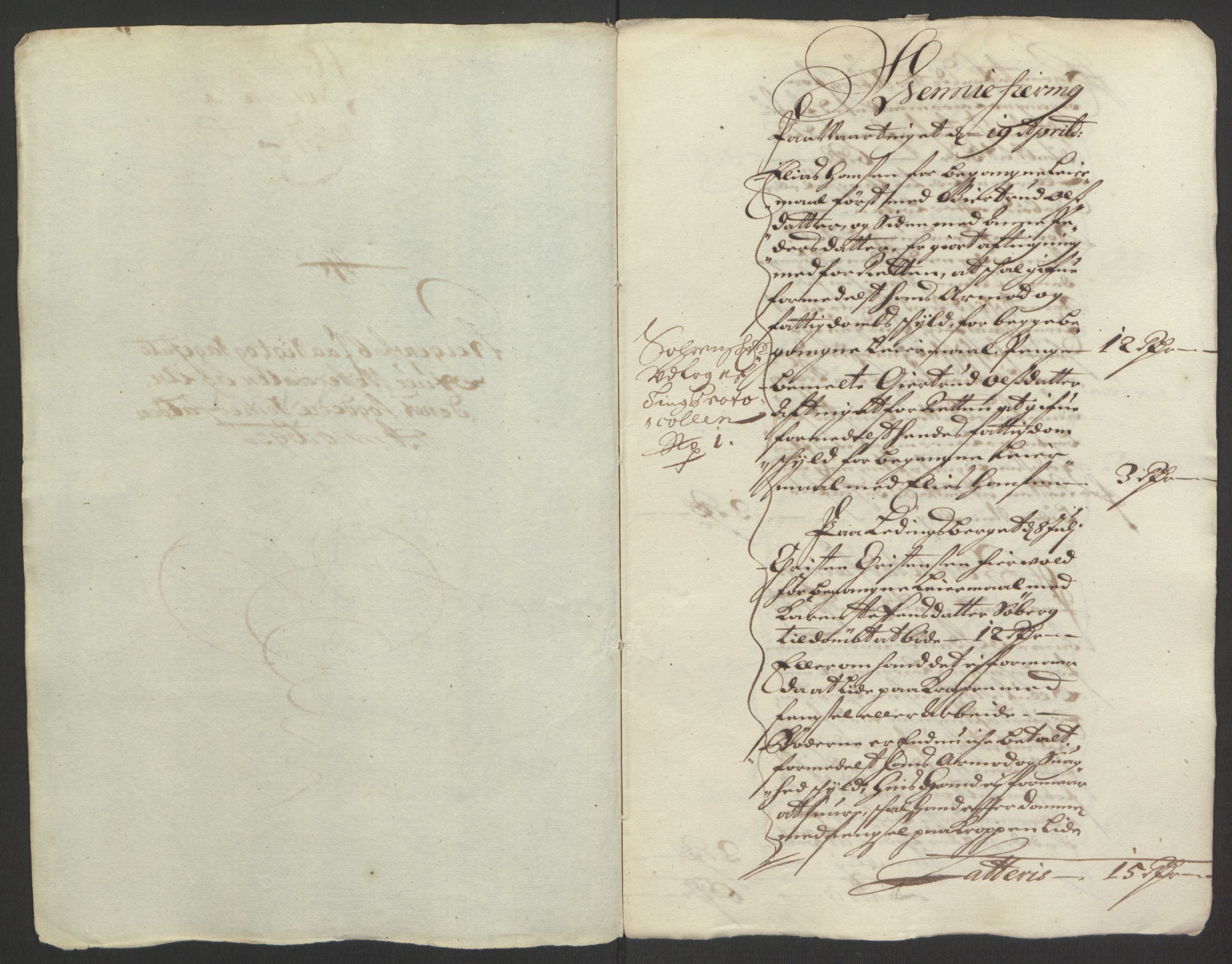 Rentekammeret inntil 1814, Reviderte regnskaper, Fogderegnskap, RA/EA-4092/R67/L4676: Fogderegnskap Vesterålen, Andenes og Lofoten, 1691-1693, p. 338