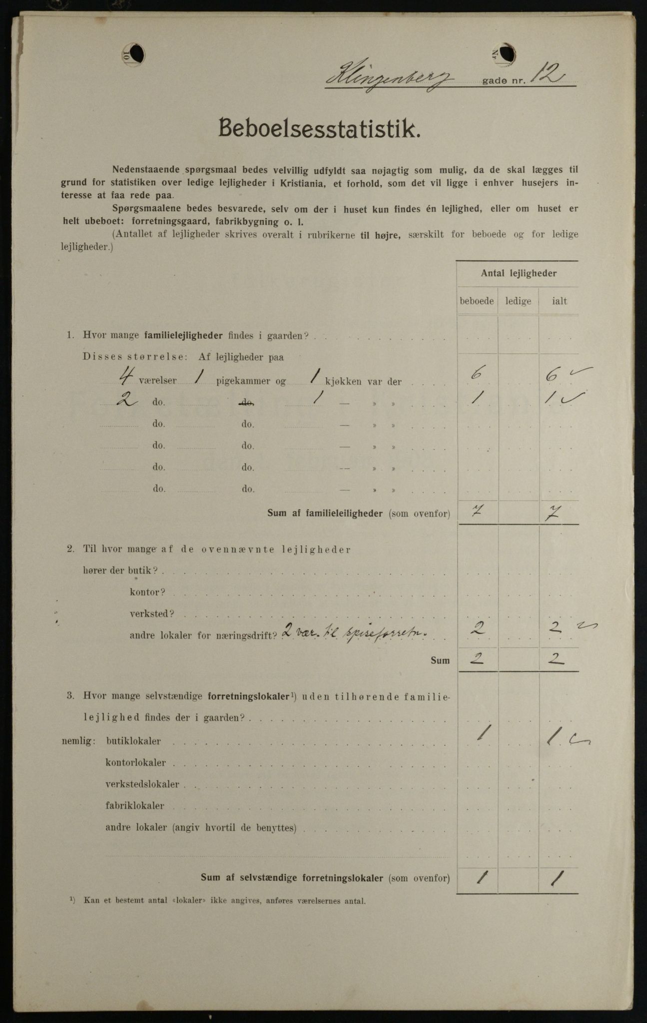 OBA, Municipal Census 1908 for Kristiania, 1908, p. 46388