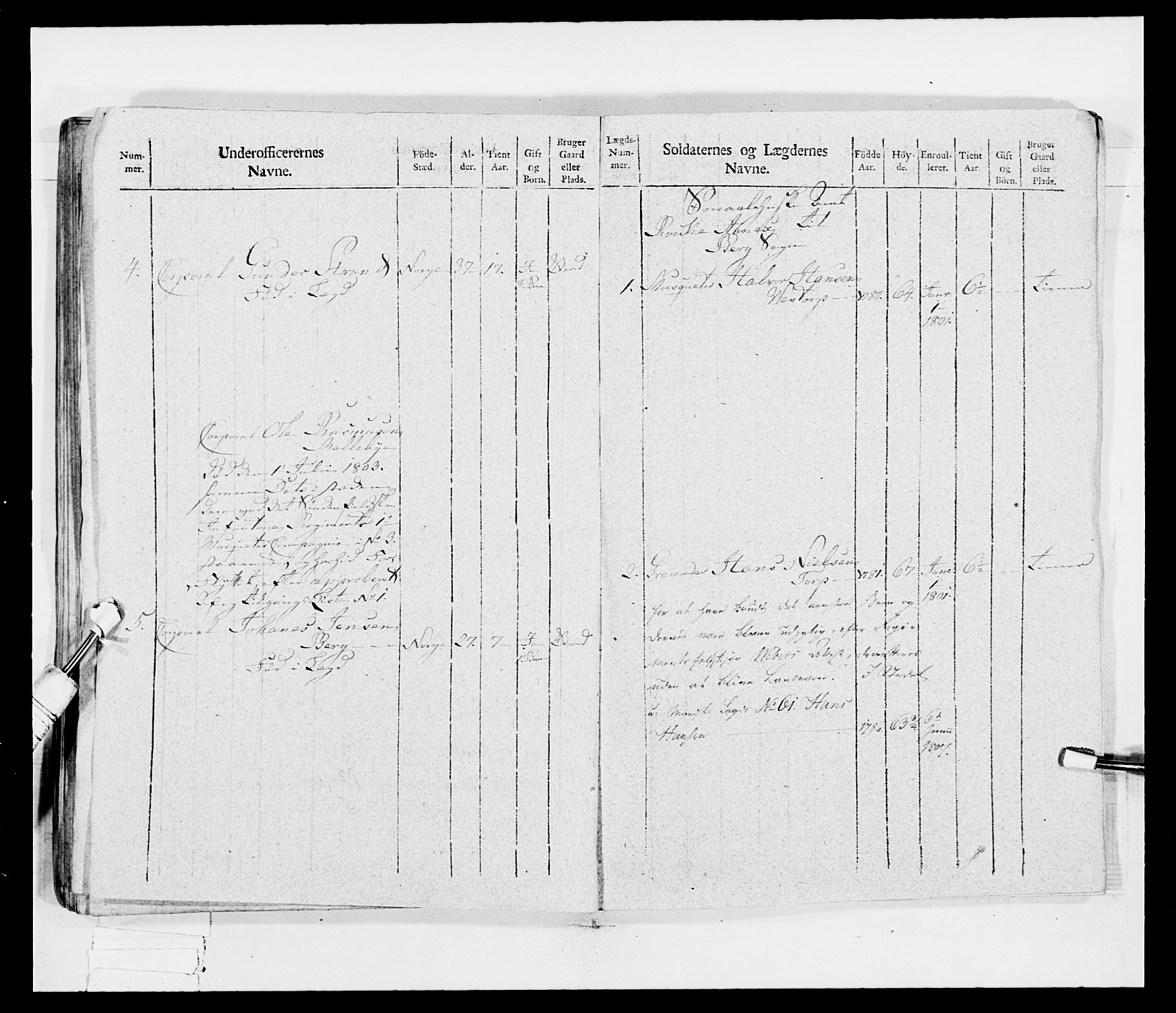 Generalitets- og kommissariatskollegiet, Det kongelige norske kommissariatskollegium, AV/RA-EA-5420/E/Eh/L0030a: Sønnafjelske gevorbne infanteriregiment, 1807, p. 52