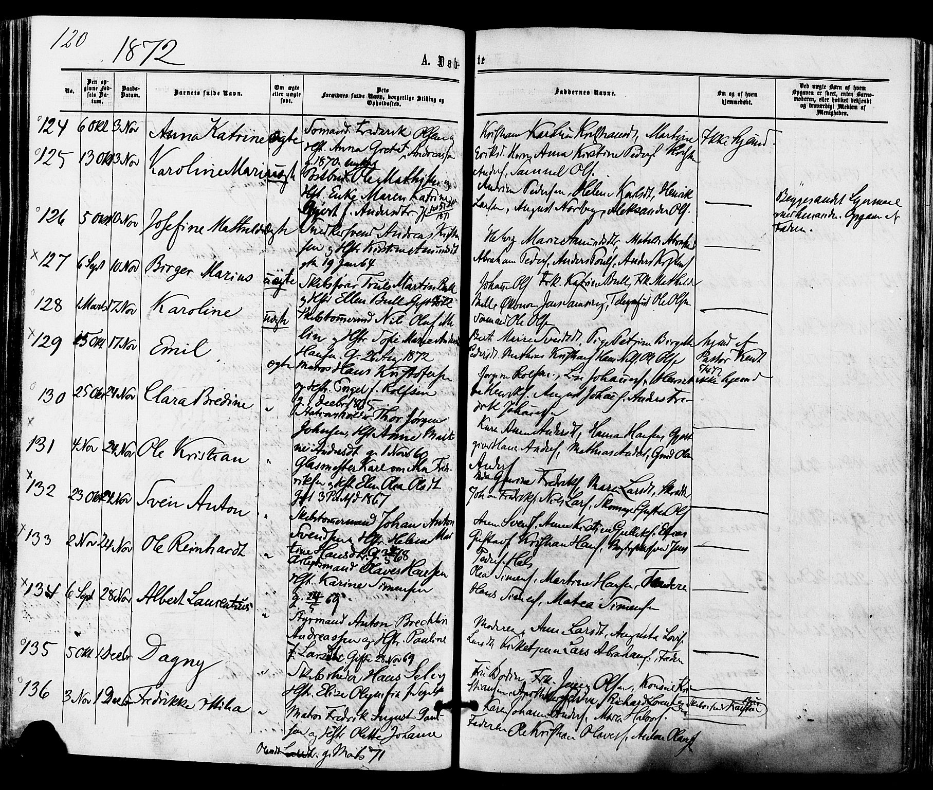 Tønsberg kirkebøker, AV/SAKO-A-330/F/Fa/L0009: Parish register (official) no. I 9, 1865-1873, p. 120