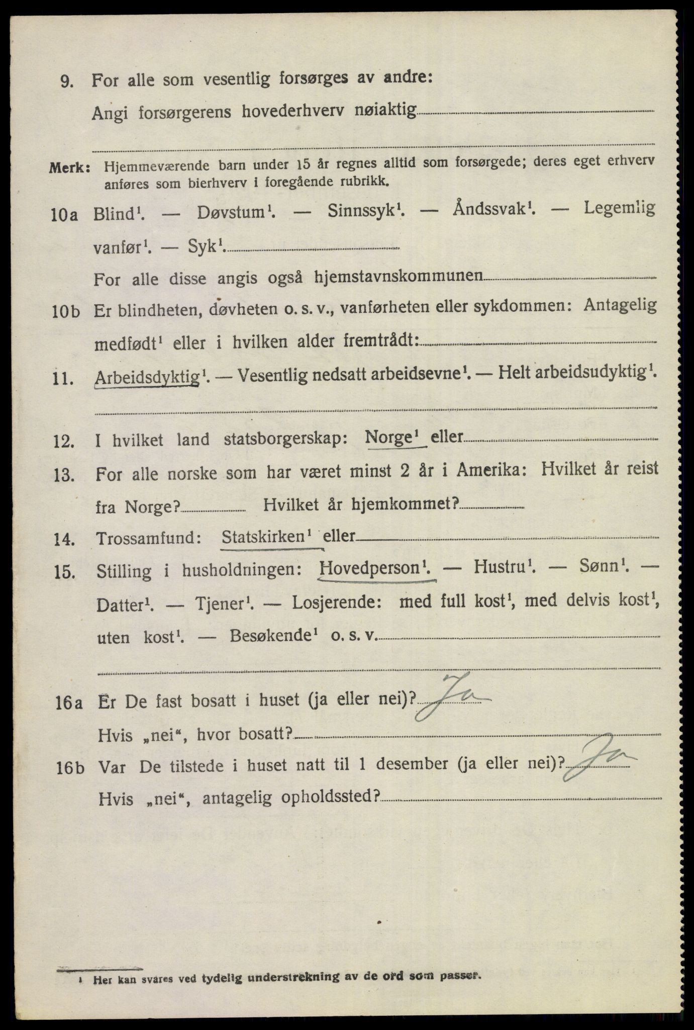 SAKO, 1920 census for Tyristrand, 1920, p. 1975