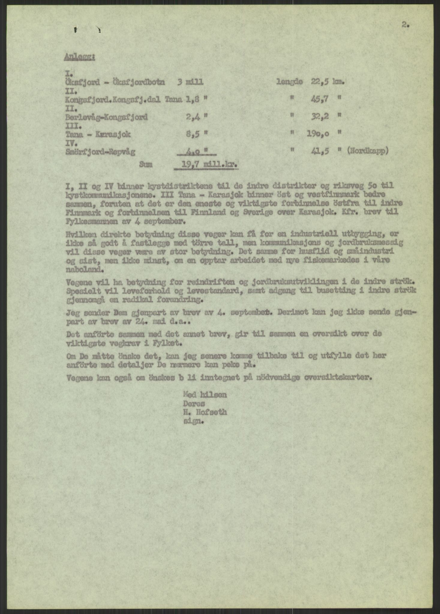 Høyres Hovedorganisasjon, RA/PA-0583/1/D/Dd/L0131: 21 Stortinget/23 Statsministeren. Regjeringen, 1951-1965, p. 1235