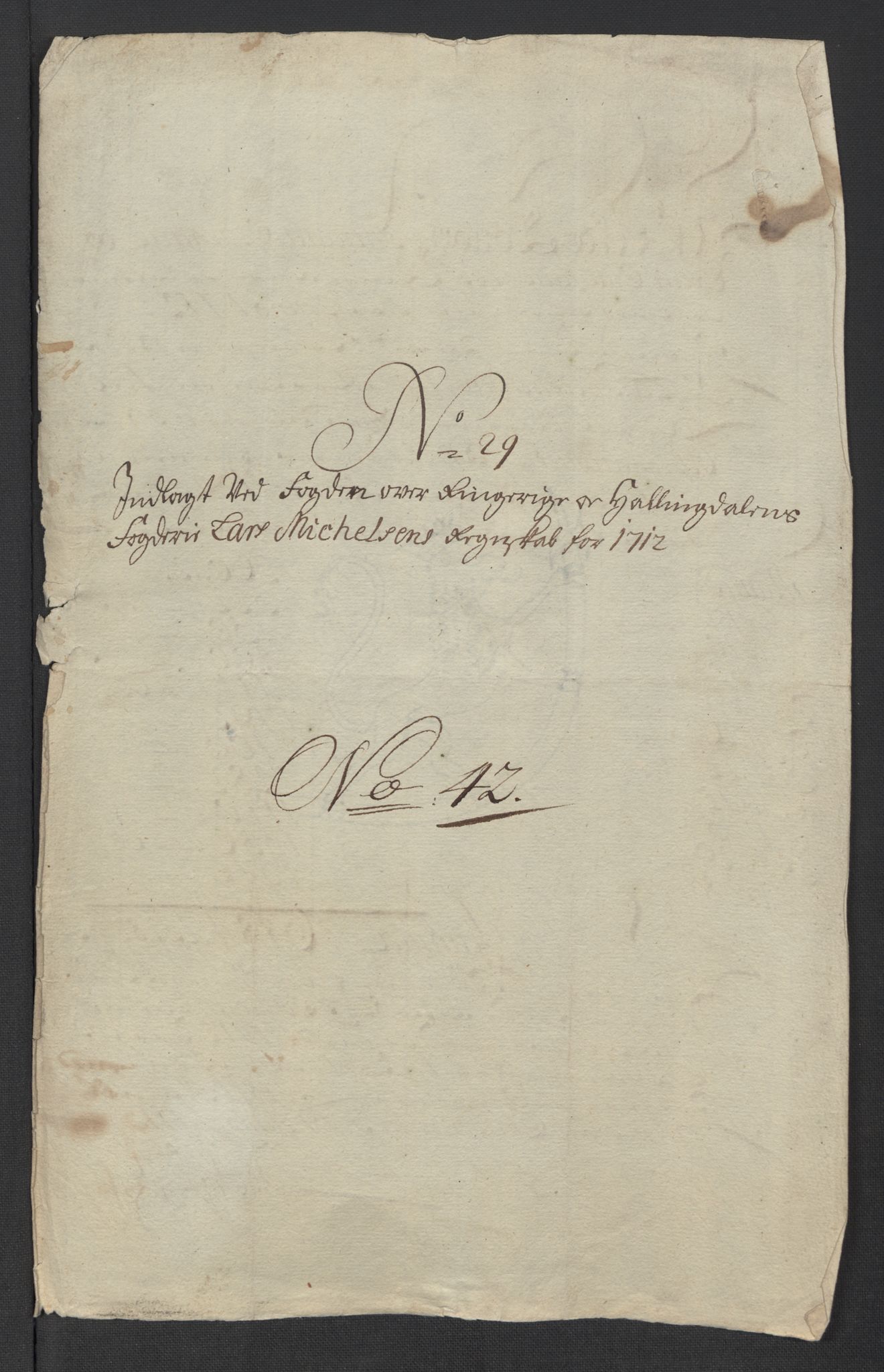 Rentekammeret inntil 1814, Reviderte regnskaper, Fogderegnskap, RA/EA-4092/R23/L1470: Fogderegnskap Ringerike og Hallingdal, 1712, p. 219