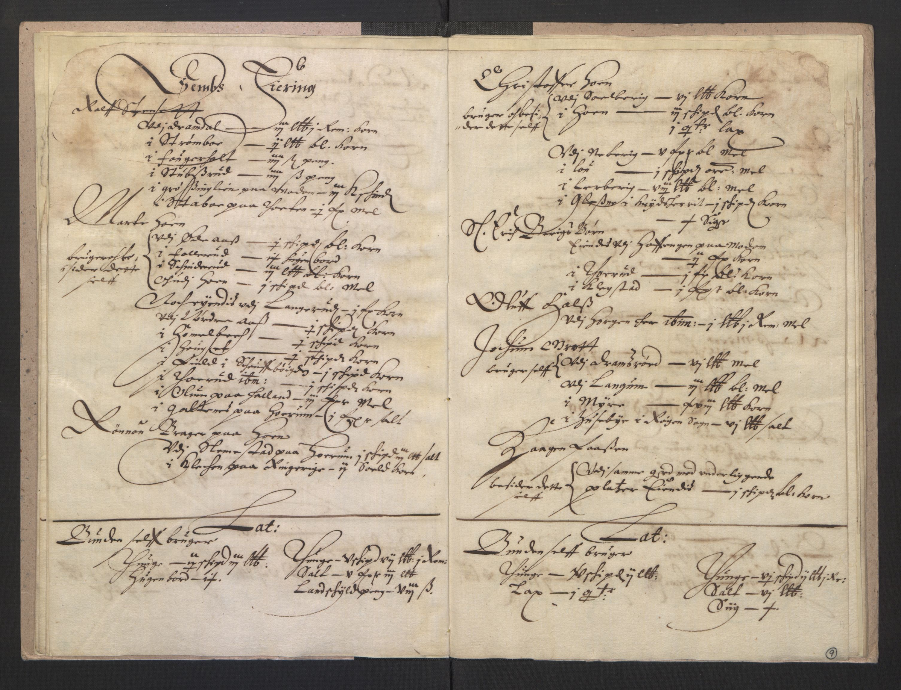 Rentekammeret inntil 1814, Realistisk ordnet avdeling, AV/RA-EA-4070/L/L0016/0006: Tønsberg lagdømme. Eiker, Modum, Sigdal og Sandsvær: / Jordebok over odels- og pantegods eid av allmuen på Eiker og over geistlig gods i Eiker len og prestegjeld, 1661, p. 8b-9a