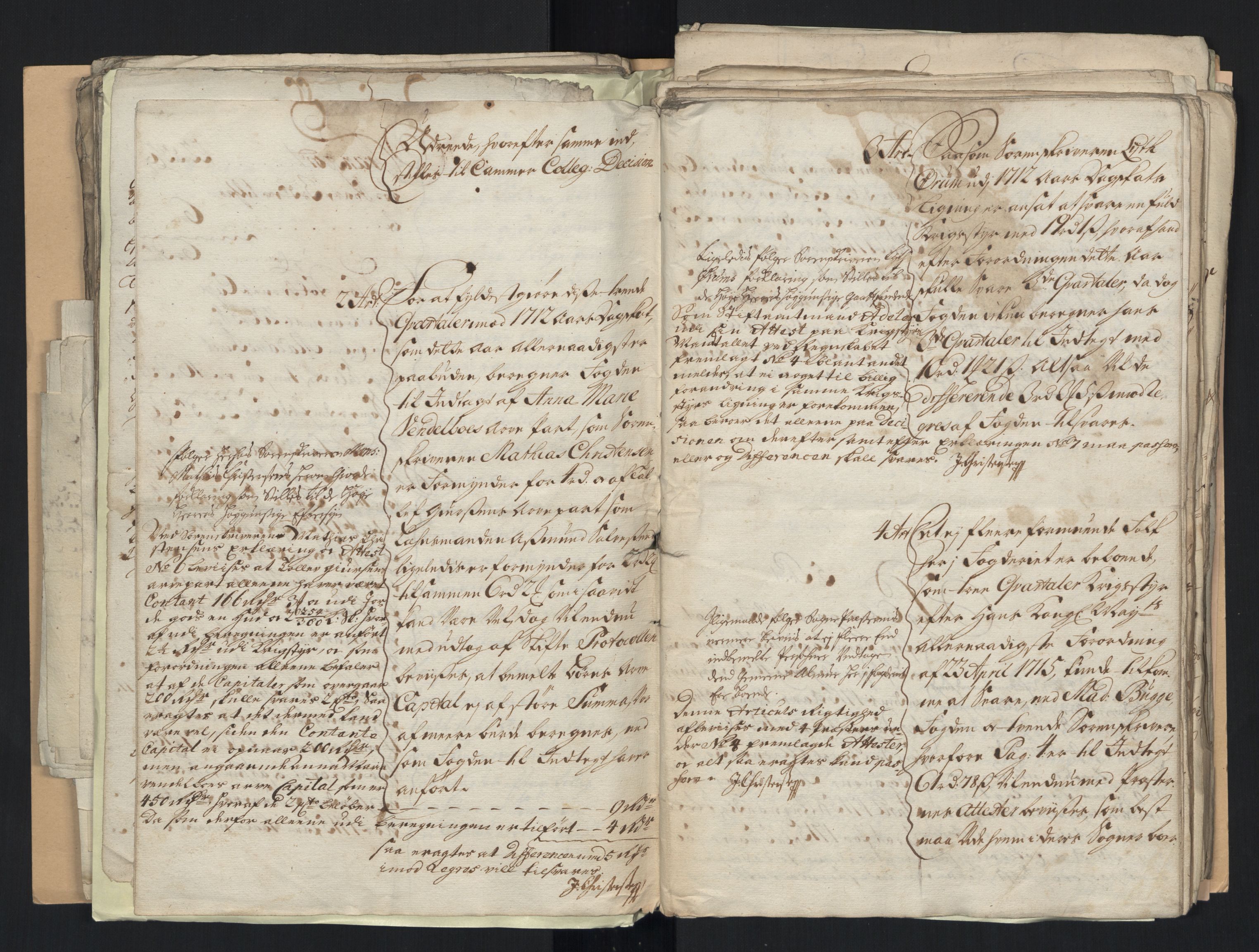 Rentekammeret inntil 1814, Reviderte regnskaper, Fogderegnskap, RA/EA-4092/R40/L2451: Fogderegnskap Råbyggelag, 1714-1715, p. 386