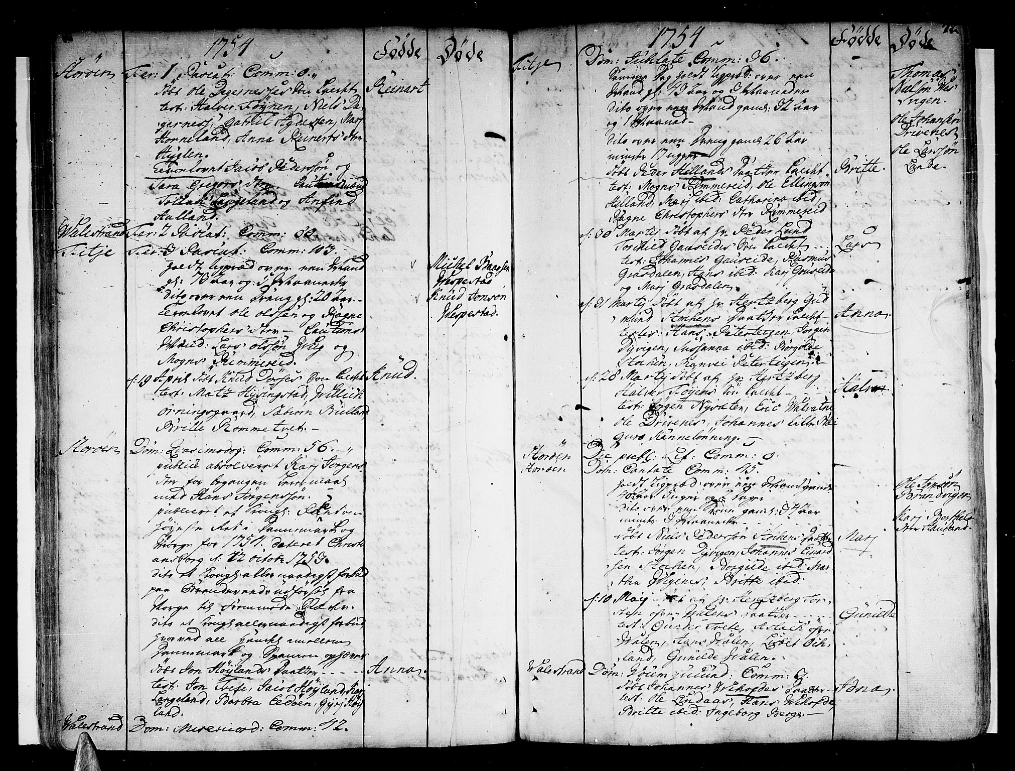 Stord sokneprestembete, AV/SAB-A-78201/H/Haa: Parish register (official) no. A 2, 1744-1777, p. 72