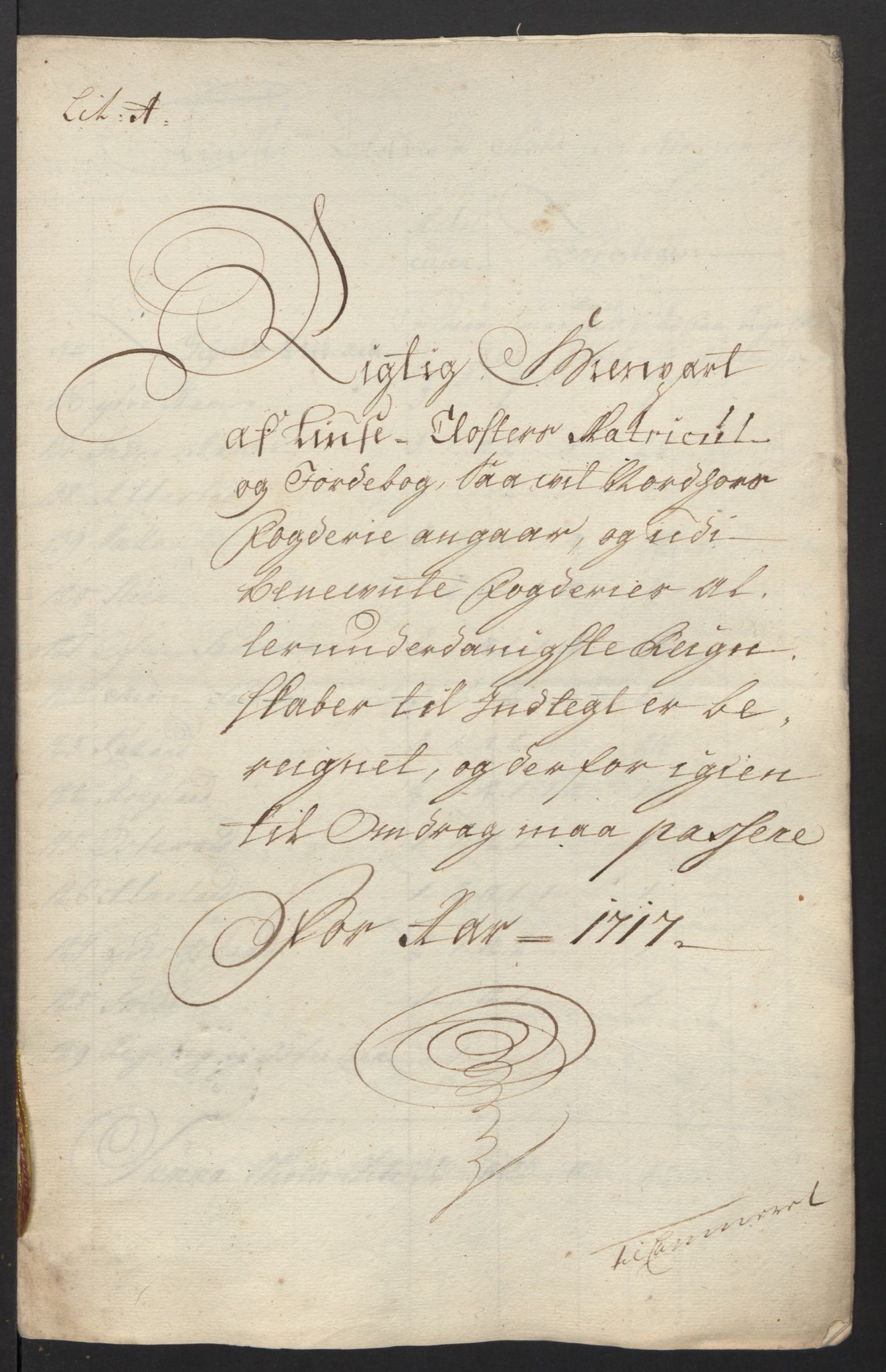 Rentekammeret inntil 1814, Reviderte regnskaper, Fogderegnskap, RA/EA-4092/R51/L3201: Fogderegnskap Nordhordland og Voss, 1717, p. 110