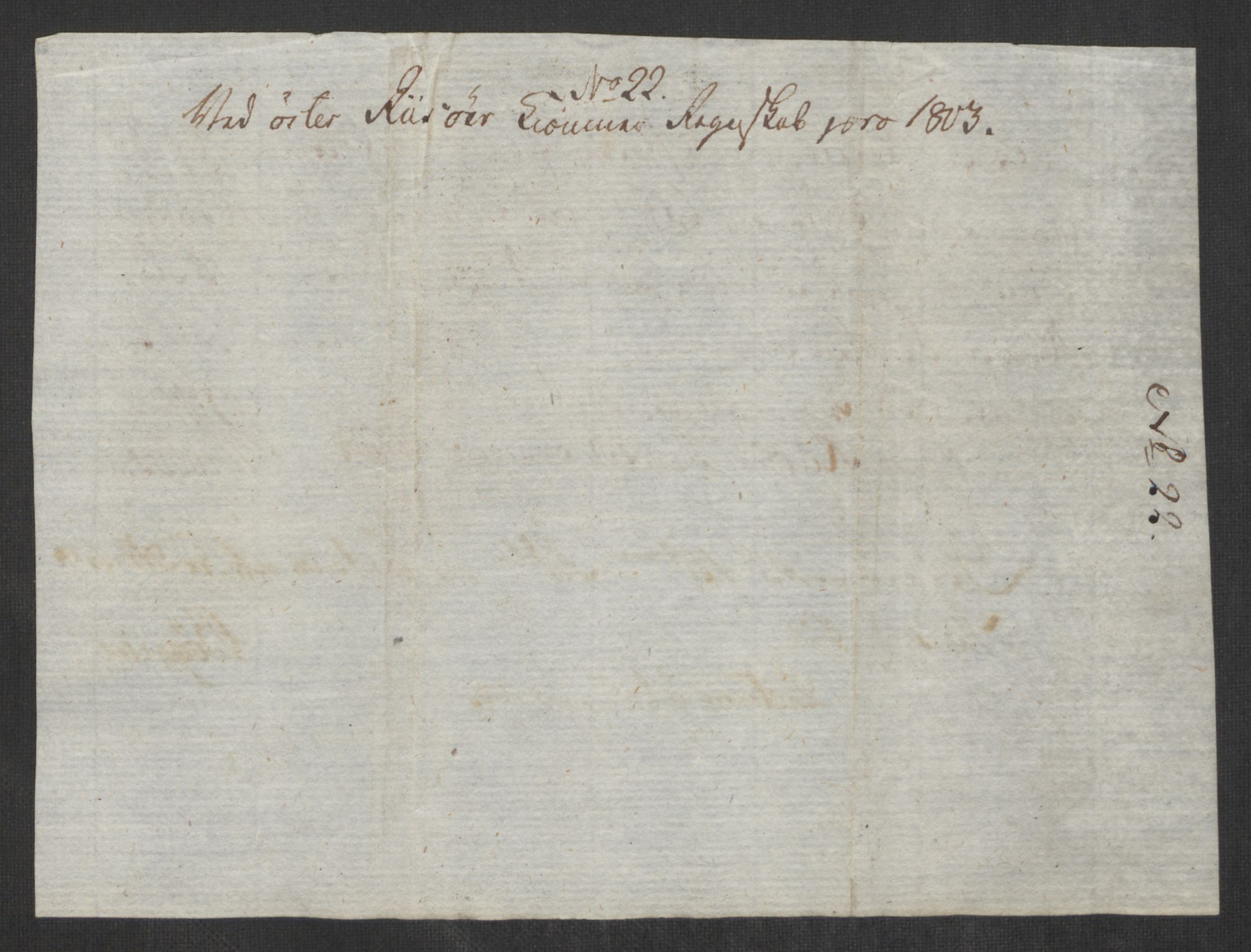 Danske Kanselli 1800-1814, AV/RA-EA-3024/K/Kk/Kka/Kkac/L0236: Kjøpstadregnskap Øster Risør, 1801-1804, p. 686