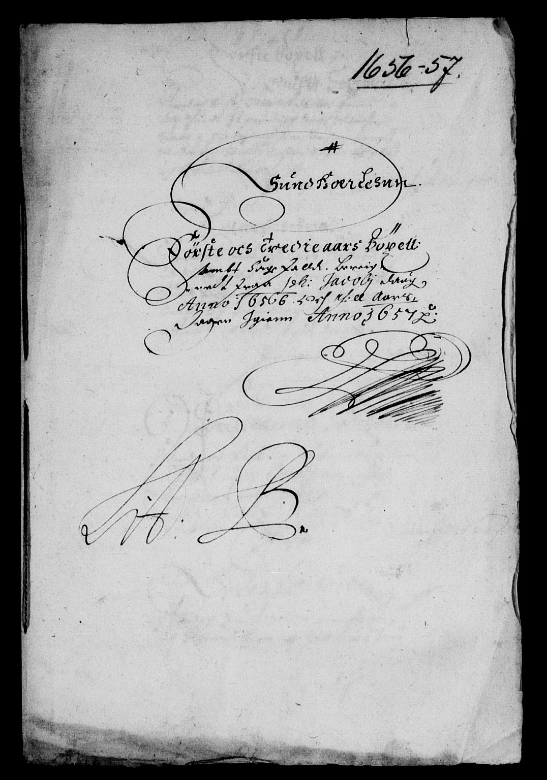 Rentekammeret inntil 1814, Reviderte regnskaper, Lensregnskaper, AV/RA-EA-5023/R/Rb/Rbt/L0133: Bergenhus len, 1655-1657