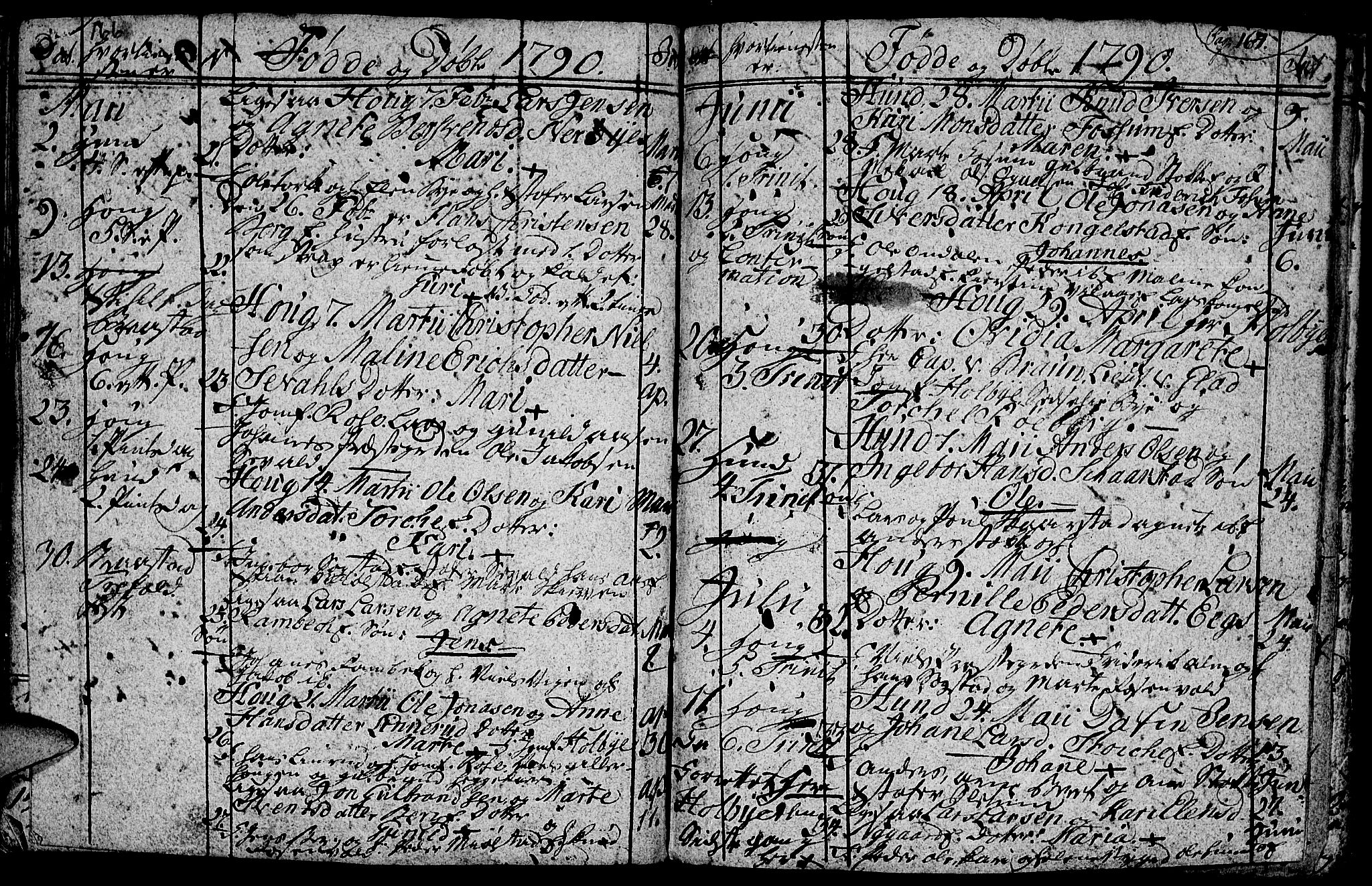 Vardal prestekontor, SAH/PREST-100/H/Ha/Hab/L0001: Parish register (copy) no. 1, 1771-1790, p. 166-167