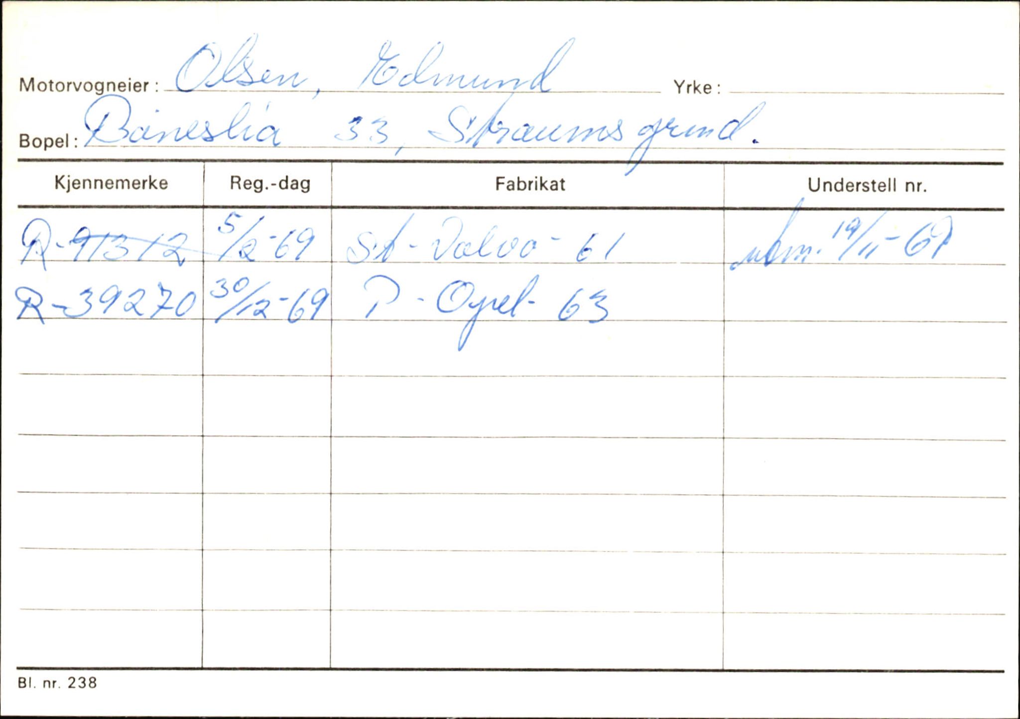 Statens vegvesen, Hordaland vegkontor, AV/SAB-A-5201/2/Ha/L0042: R-eierkort O, 1920-1971, p. 2