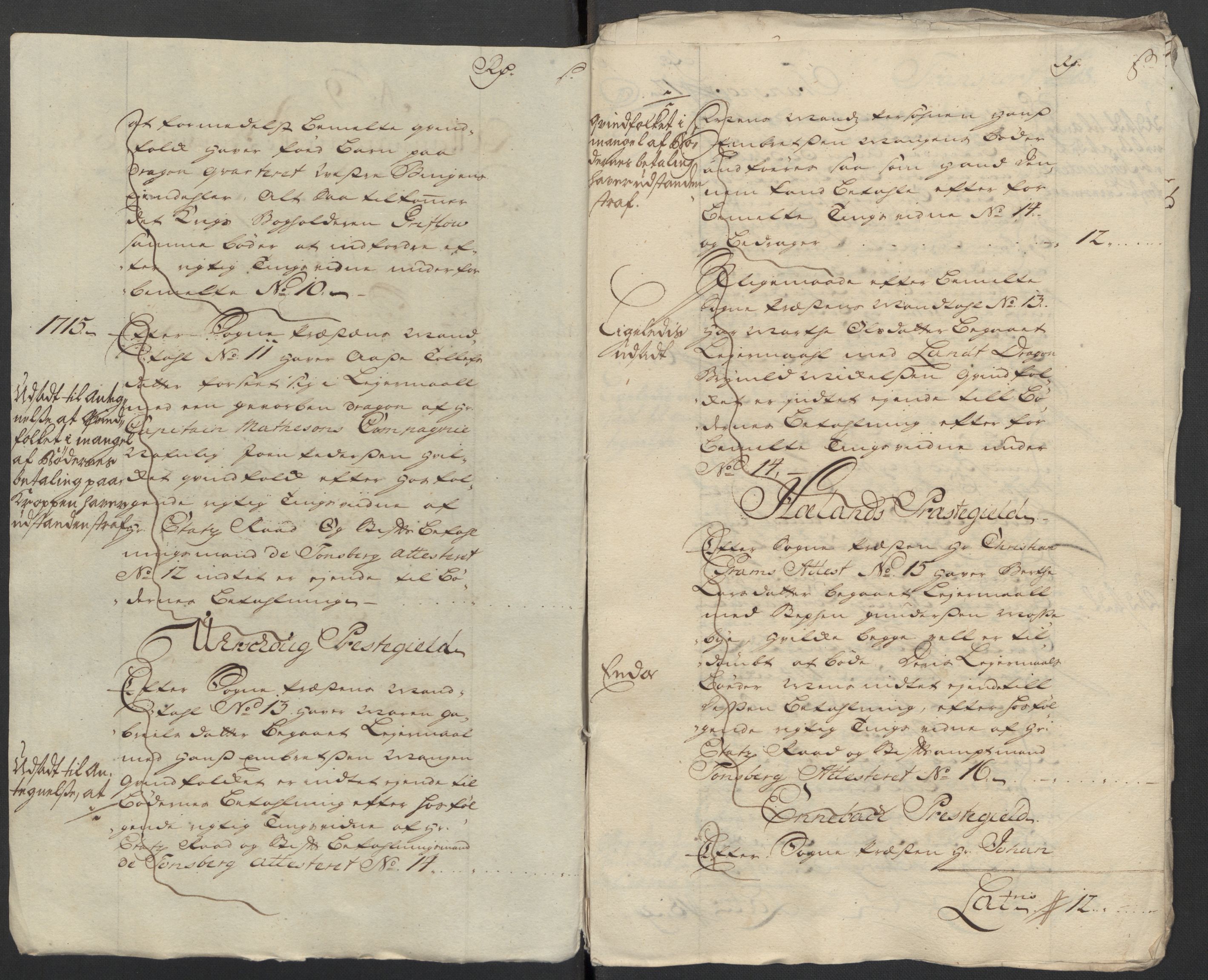 Rentekammeret inntil 1814, Reviderte regnskaper, Fogderegnskap, AV/RA-EA-4092/R11/L0597: Fogderegnskap Nedre Romerike, 1715, p. 187