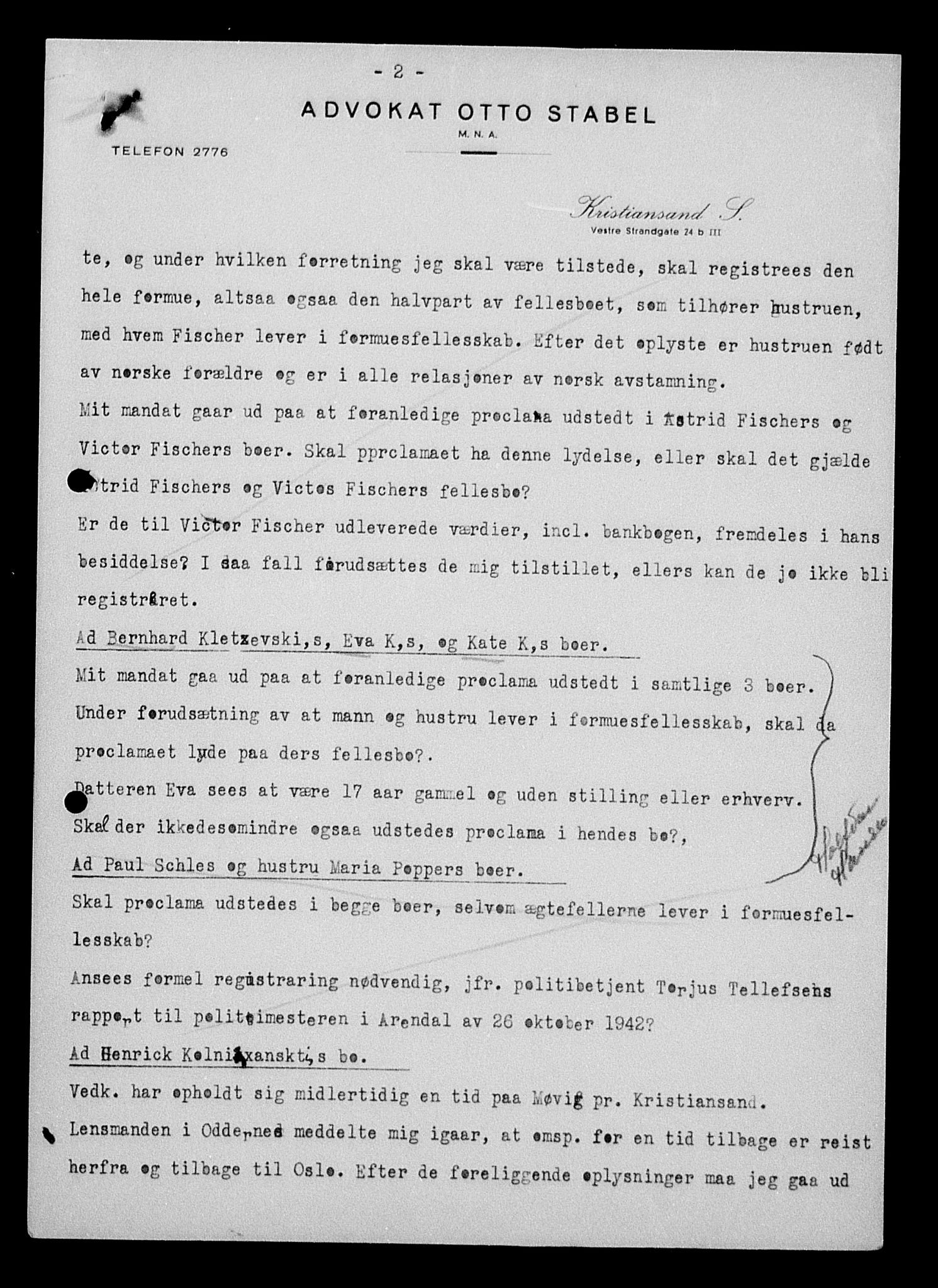 Justisdepartementet, Tilbakeføringskontoret for inndratte formuer, AV/RA-S-1564/H/Hc/Hcd/L0995: --, 1945-1947, p. 357