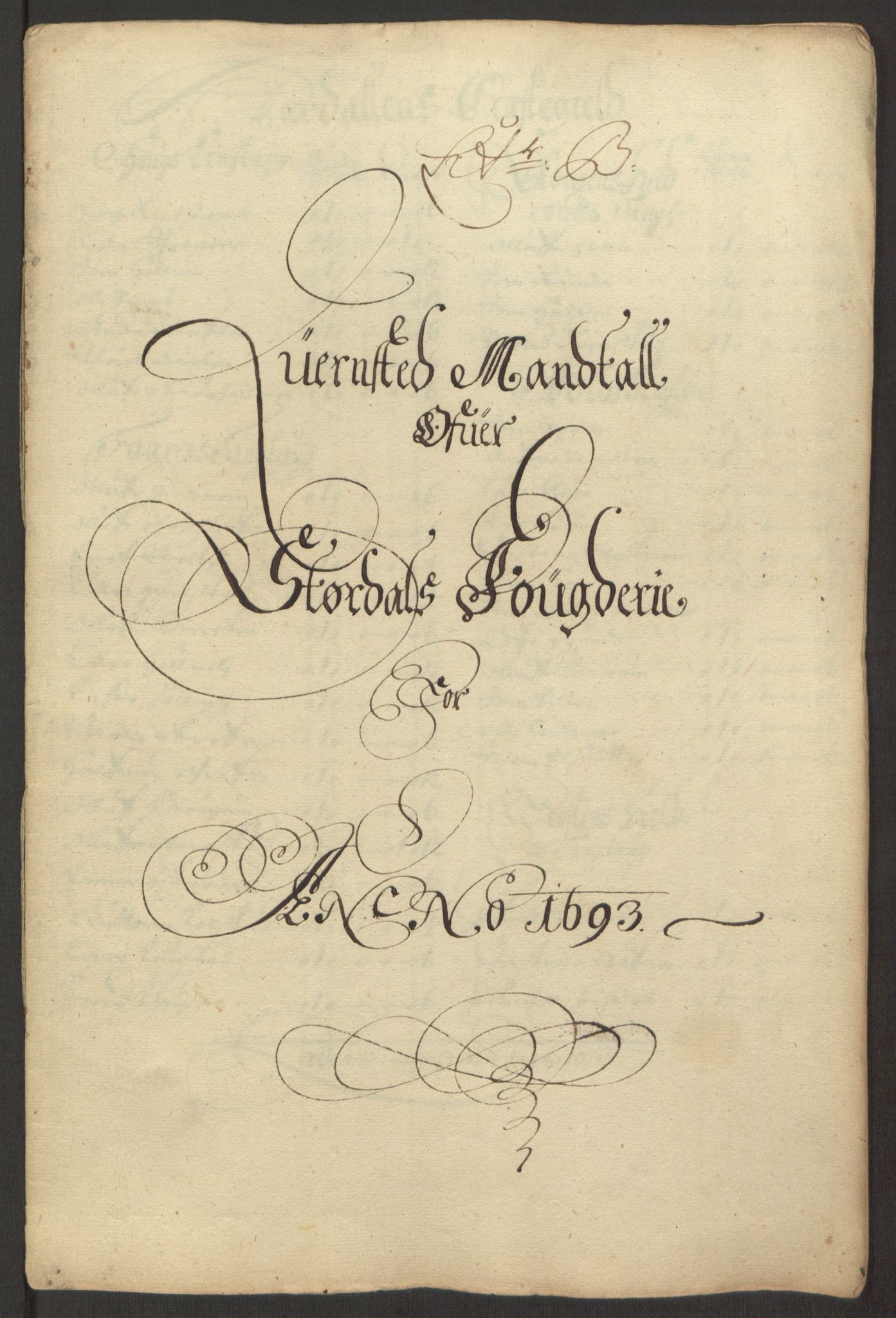Rentekammeret inntil 1814, Reviderte regnskaper, Fogderegnskap, RA/EA-4092/R62/L4186: Fogderegnskap Stjørdal og Verdal, 1693-1694, p. 27