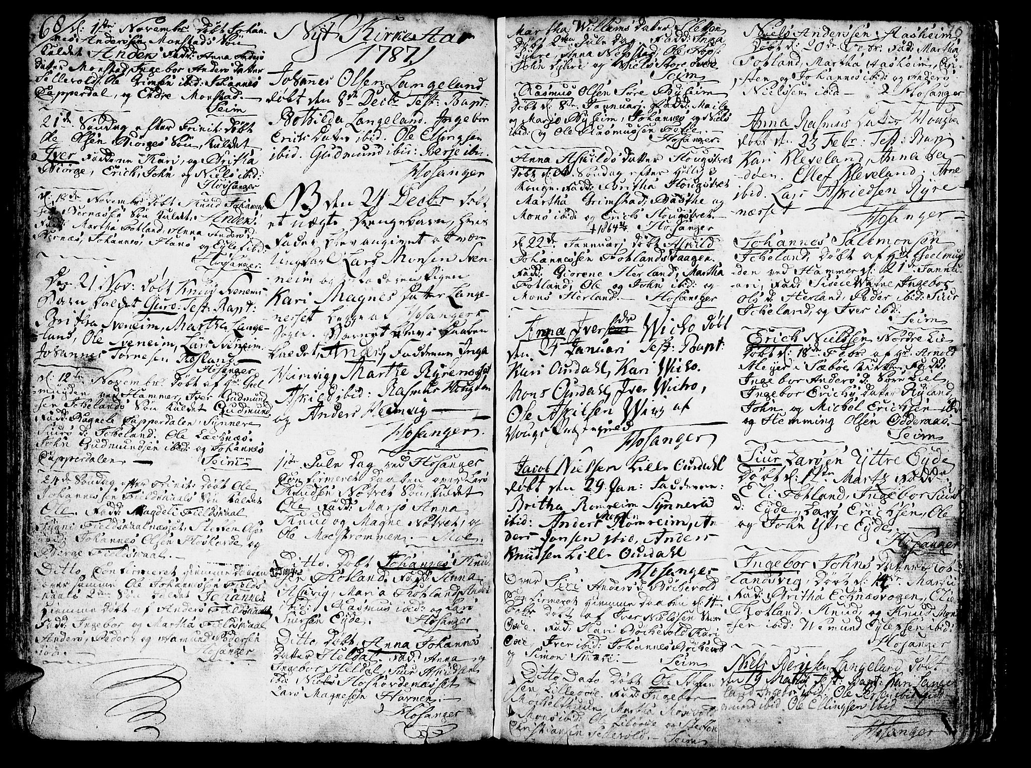 Hosanger sokneprestembete, SAB/A-75801/H/Haa: Parish register (official) no. A 2 /1, 1766-1793, p. 70