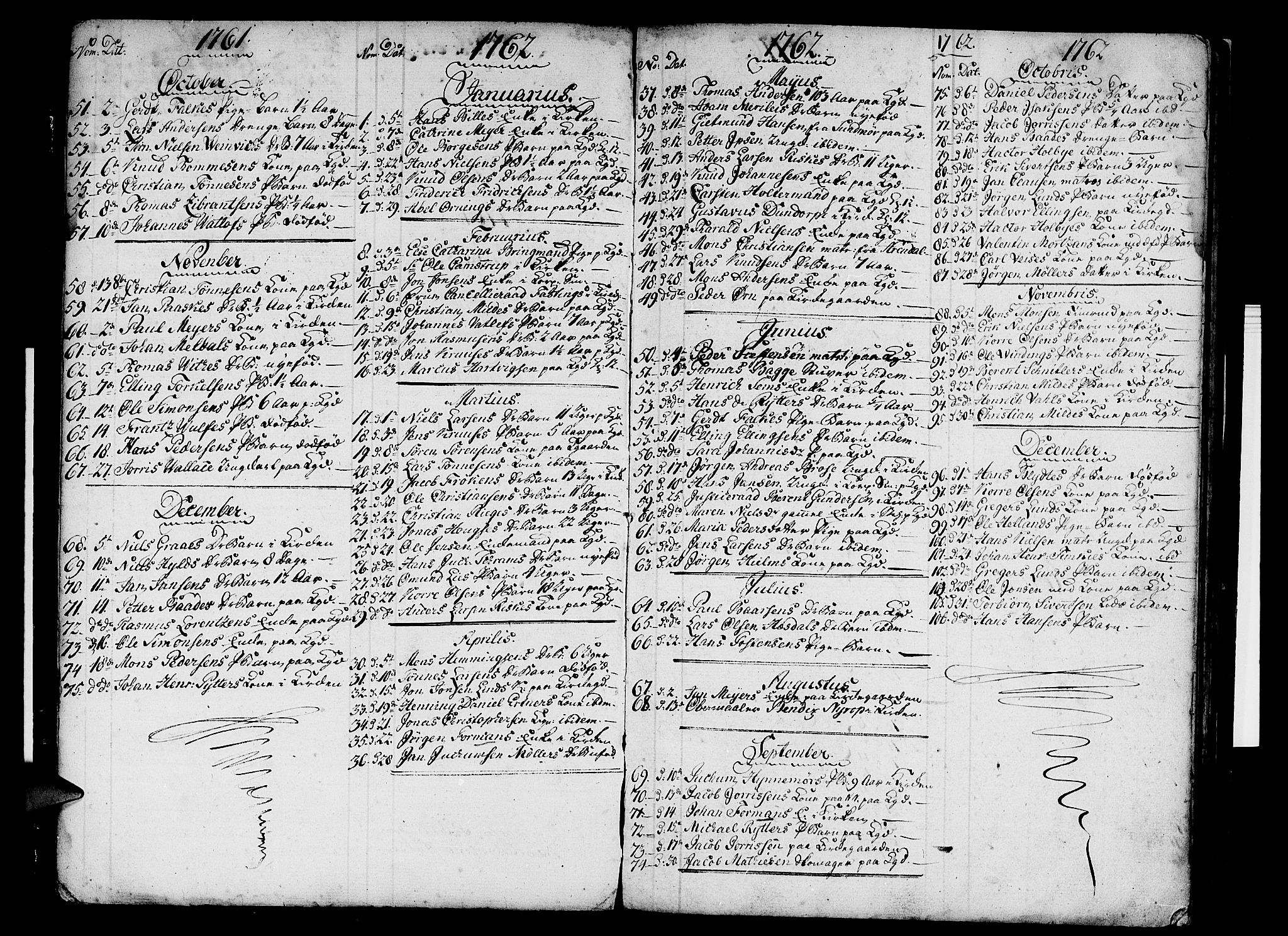 Nykirken Sokneprestembete, SAB/A-77101/H/Haa/L0010: Parish register (official) no. A 10, 1759-1775, p. 39