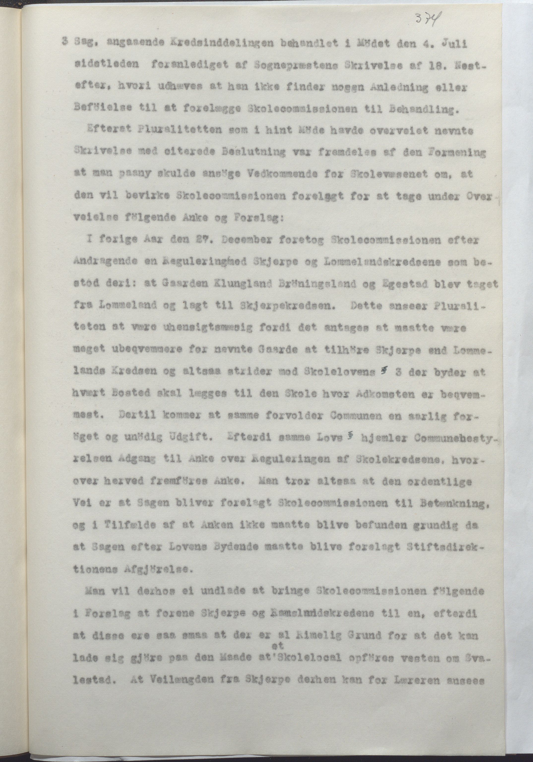 Helleland kommune - Formannskapet, IKAR/K-100479/A/Ab/L0001: Avskrift av møtebok, 1837-1866, p. 374