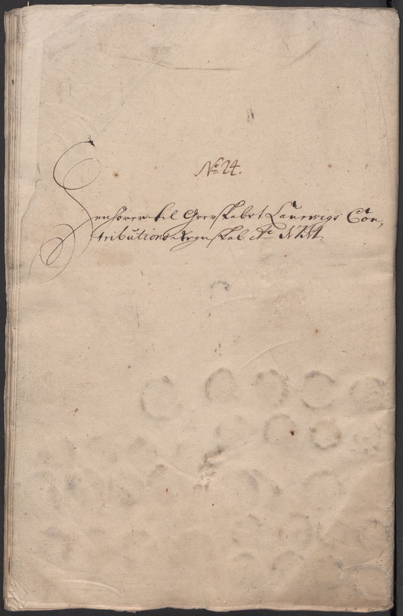 Rentekammeret inntil 1814, Reviderte regnskaper, Fogderegnskap, RA/EA-4092/R33/L1986: Fogderegnskap Larvik grevskap, 1714-1715, p. 245