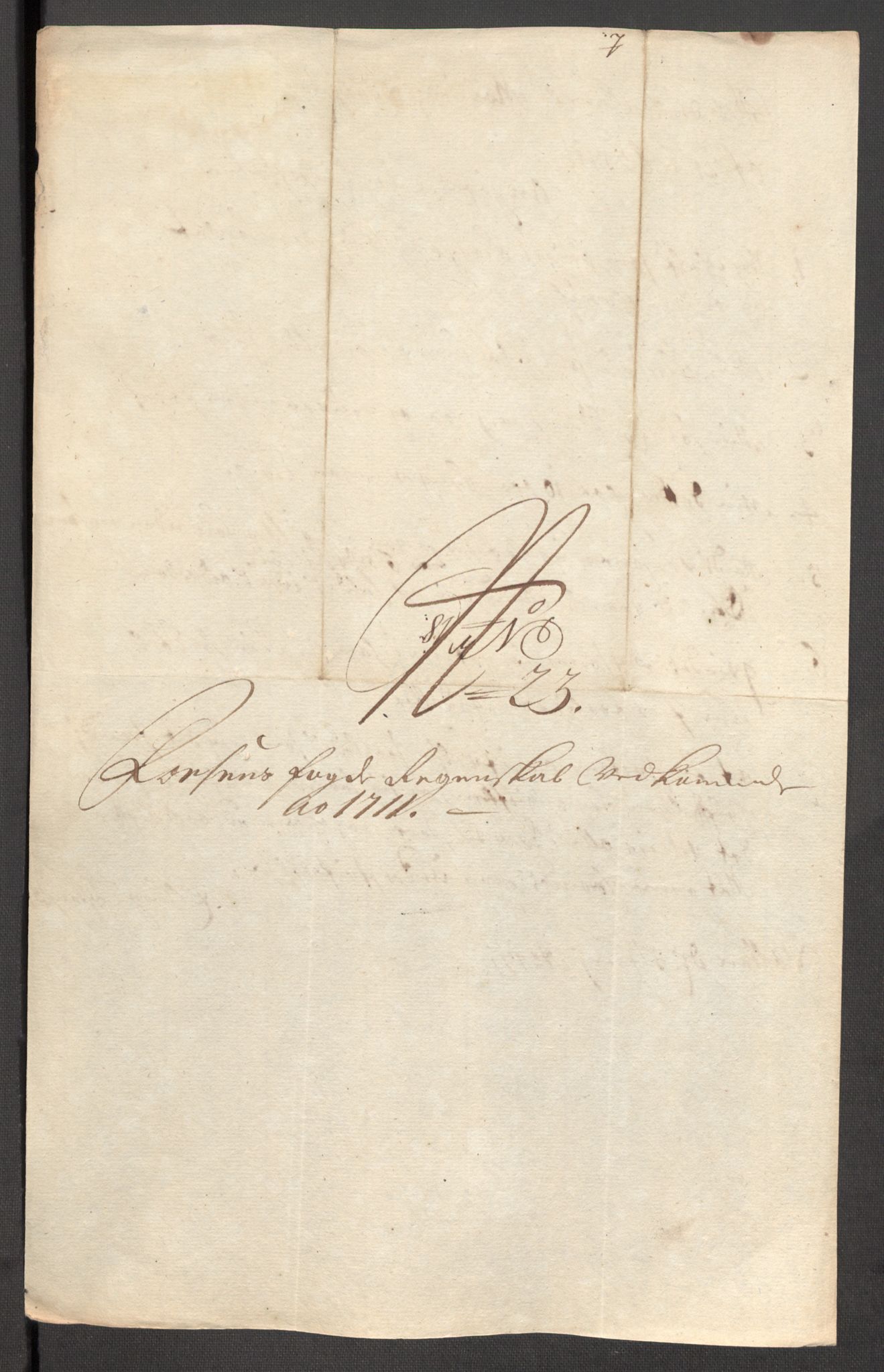 Rentekammeret inntil 1814, Reviderte regnskaper, Fogderegnskap, RA/EA-4092/R57/L3860: Fogderegnskap Fosen, 1711, p. 341