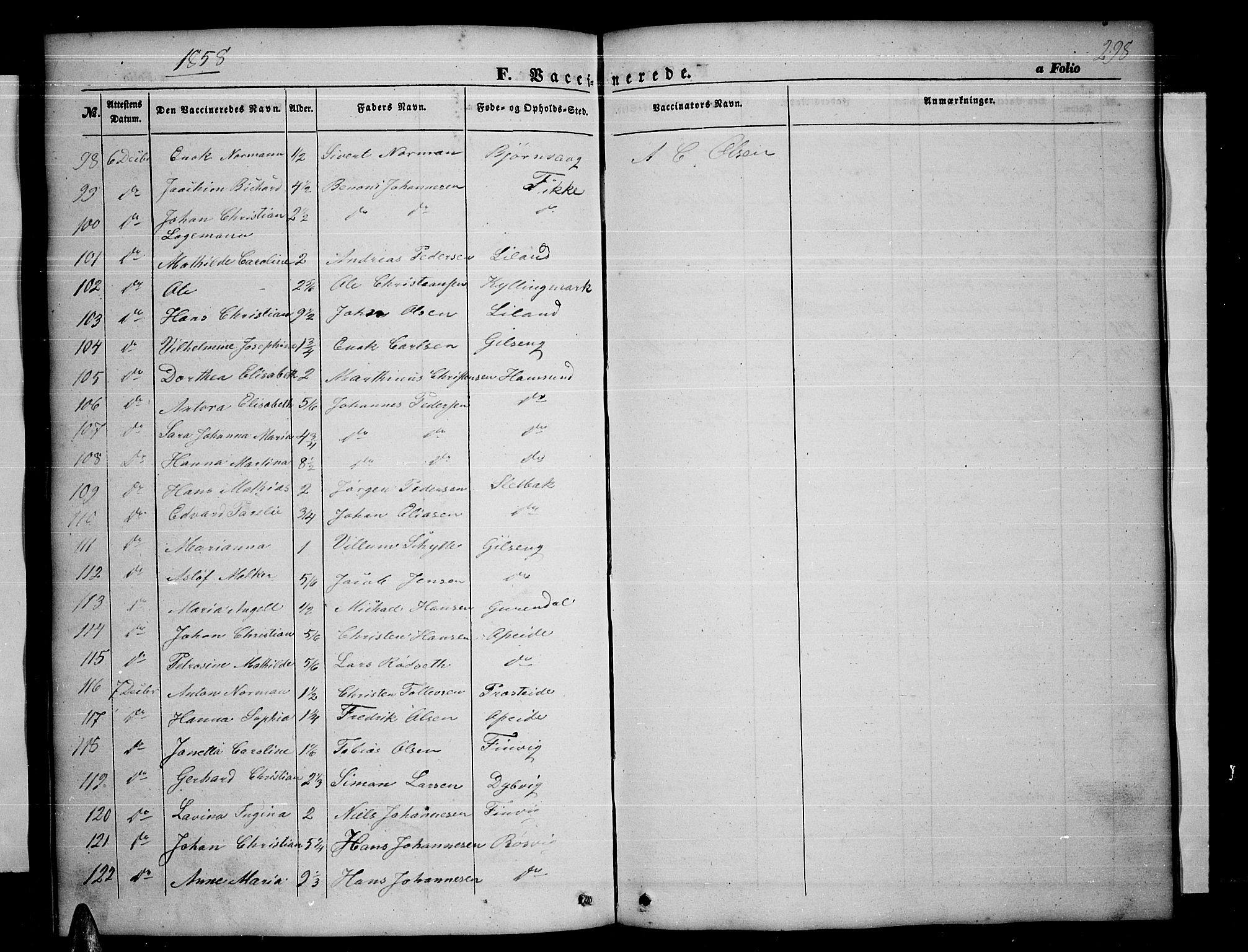 Ministerialprotokoller, klokkerbøker og fødselsregistre - Nordland, AV/SAT-A-1459/859/L0857: Parish register (copy) no. 859C03, 1854-1873, p. 298