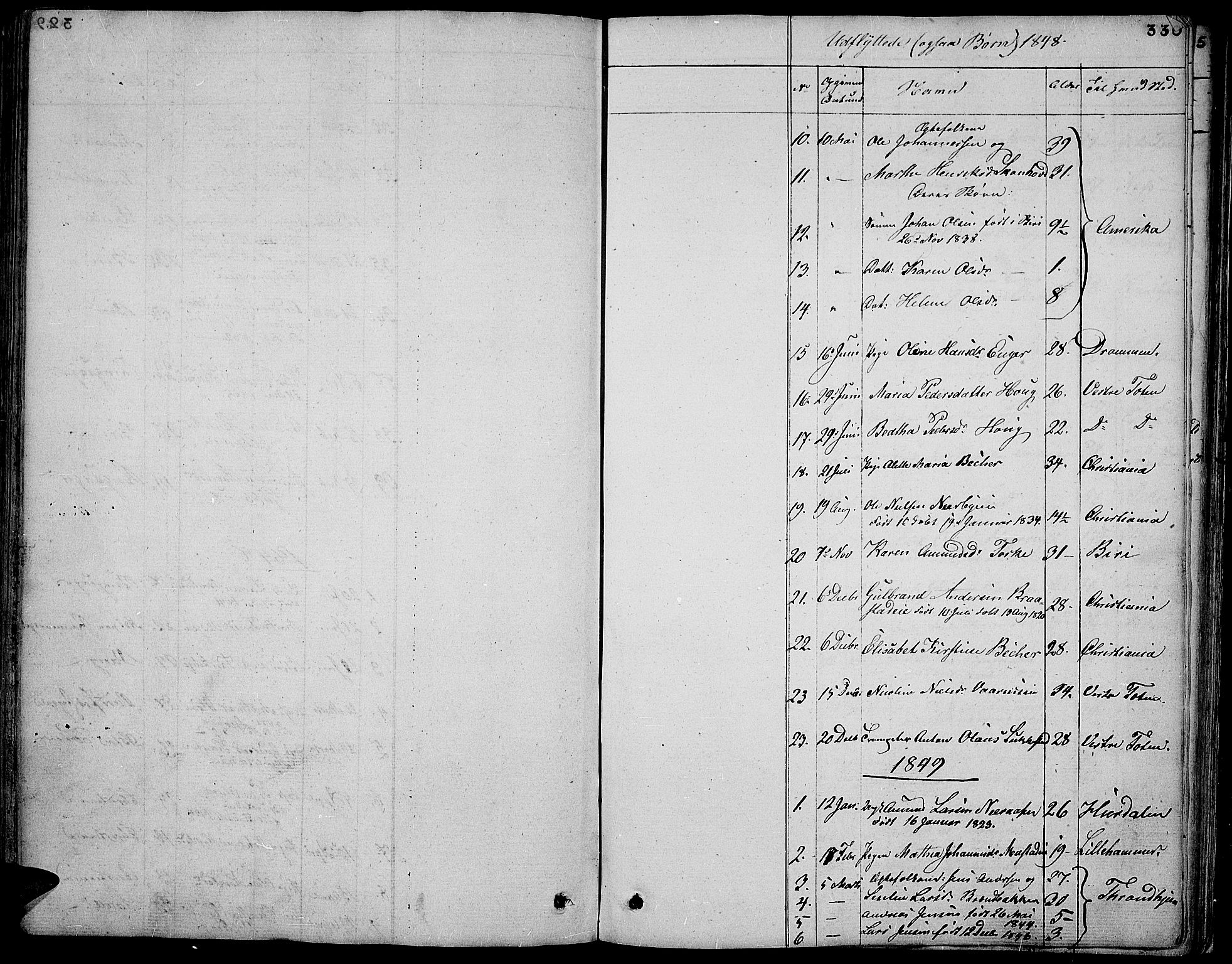 Vardal prestekontor, SAH/PREST-100/H/Ha/Hab/L0004: Parish register (copy) no. 4, 1831-1853, p. 330