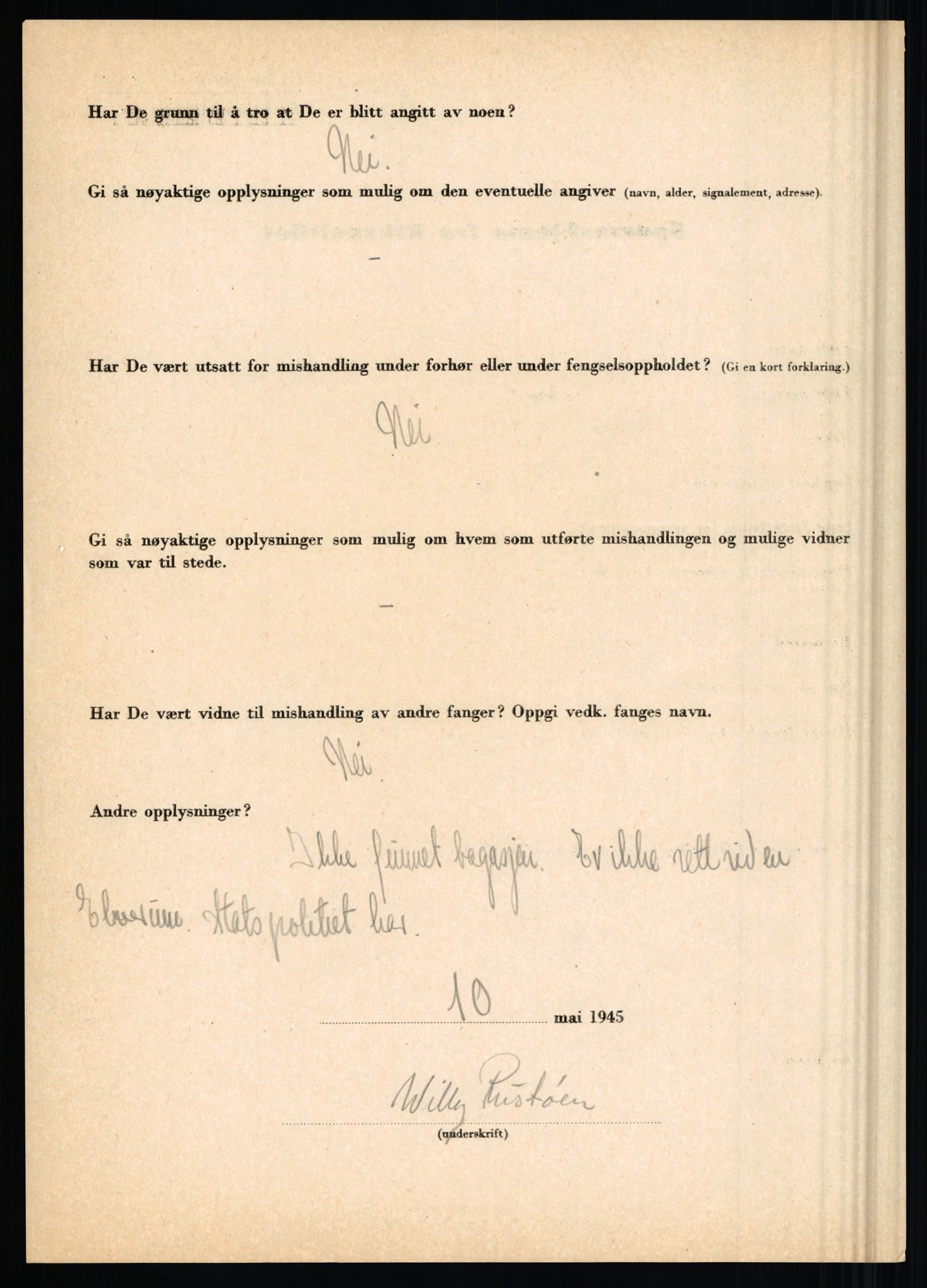 Rikspolitisjefen, AV/RA-S-1560/L/L0014: Pettersen, Aksel - Savosnick, Ernst, 1940-1945, p. 824