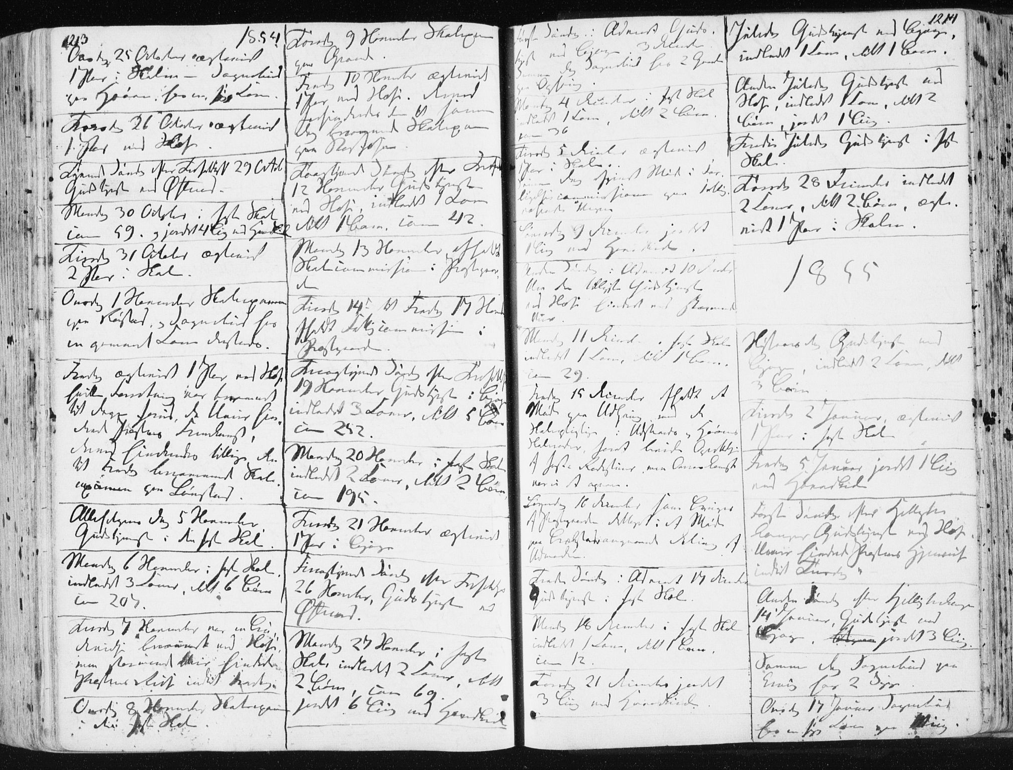 Ministerialprotokoller, klokkerbøker og fødselsregistre - Sør-Trøndelag, AV/SAT-A-1456/659/L0736: Parish register (official) no. 659A06, 1842-1856, p. 1213-1214