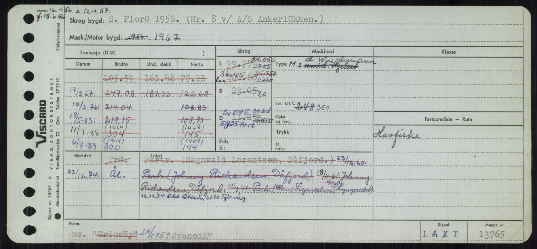 Sjøfartsdirektoratet med forløpere, Skipsmålingen, RA/S-1627/H/Ha/L0005/0002: Fartøy, S-Sven / Fartøy, Skjo-Sven, p. 831