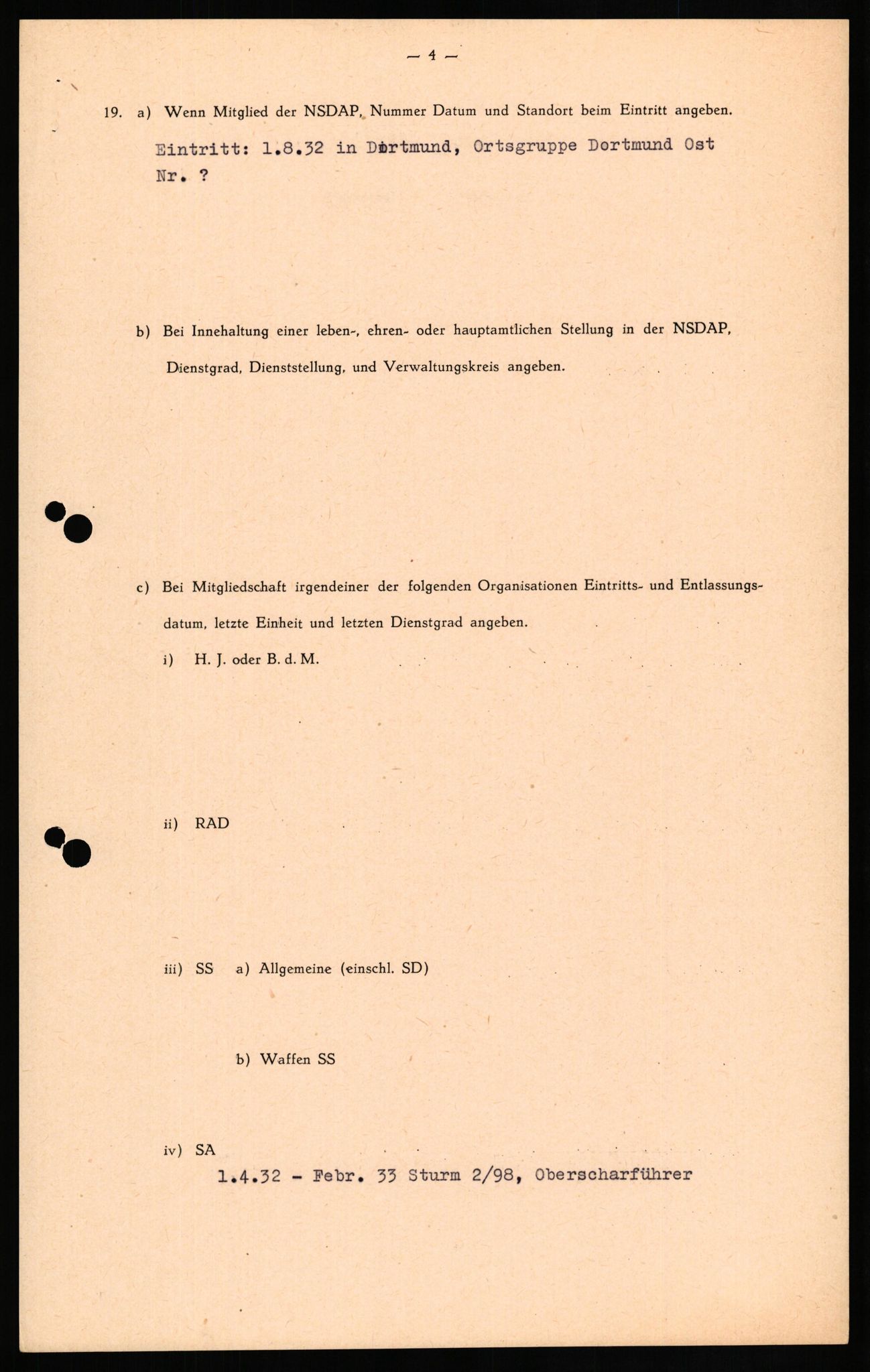 Forsvaret, Forsvarets overkommando II, AV/RA-RAFA-3915/D/Db/L0016: CI Questionaires. Tyske okkupasjonsstyrker i Norge. Tyskere., 1945-1946, p. 687