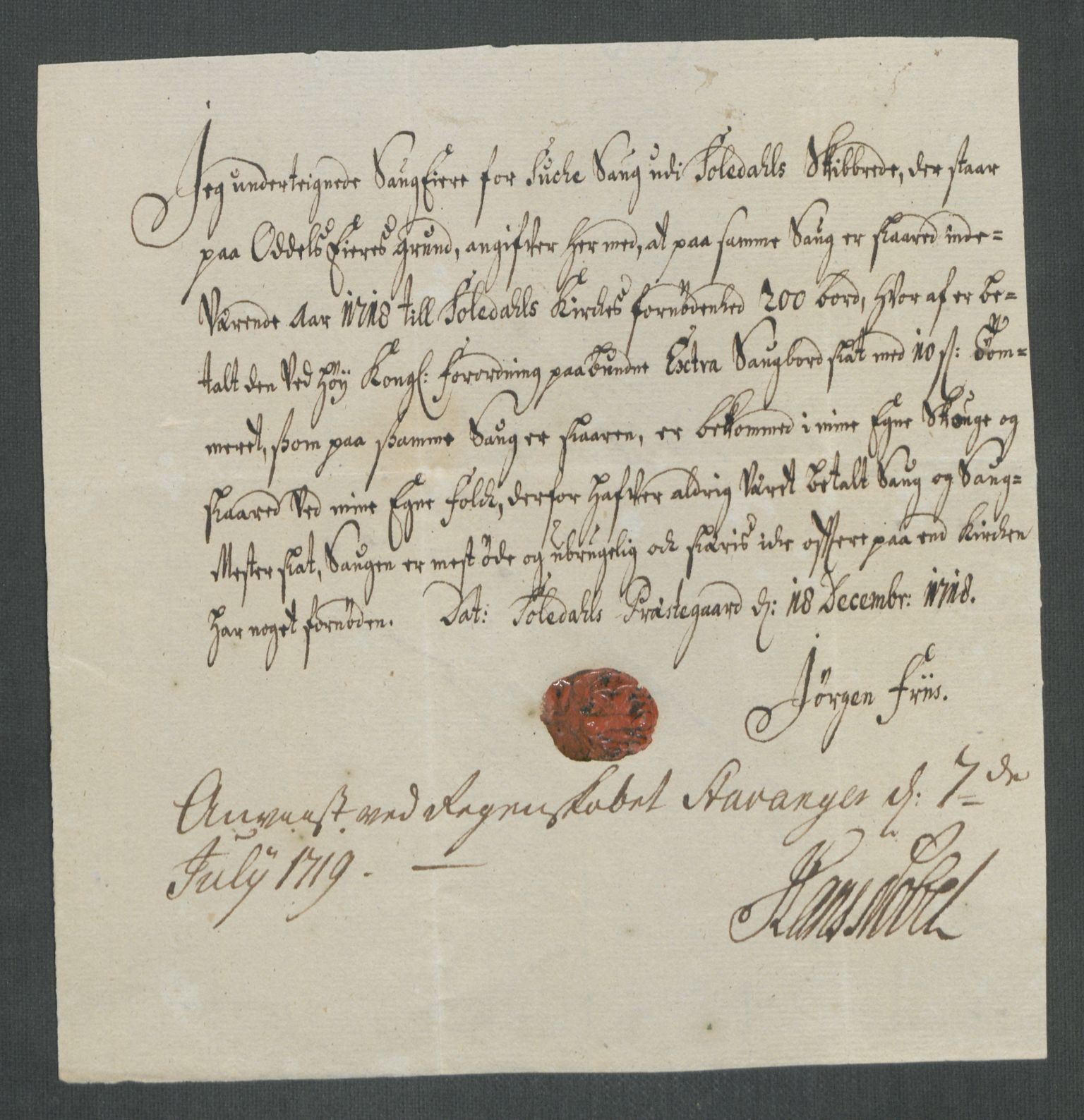 Rentekammeret inntil 1814, Reviderte regnskaper, Fogderegnskap, AV/RA-EA-4092/R47/L2871: Fogderegnskap Ryfylke, 1718, p. 133