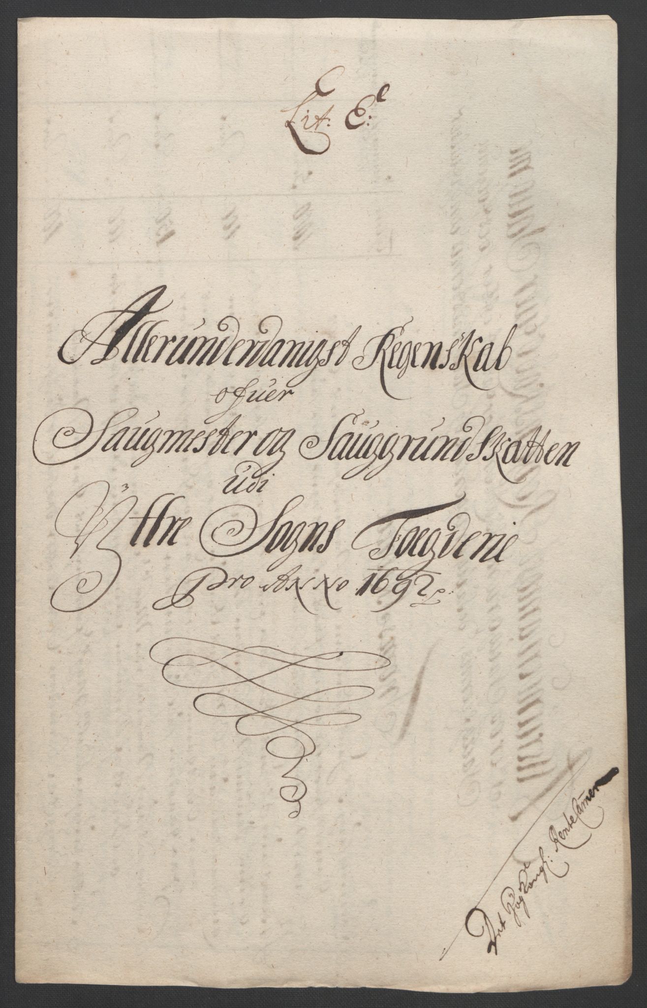Rentekammeret inntil 1814, Reviderte regnskaper, Fogderegnskap, RA/EA-4092/R52/L3306: Fogderegnskap Sogn, 1691-1692, p. 348