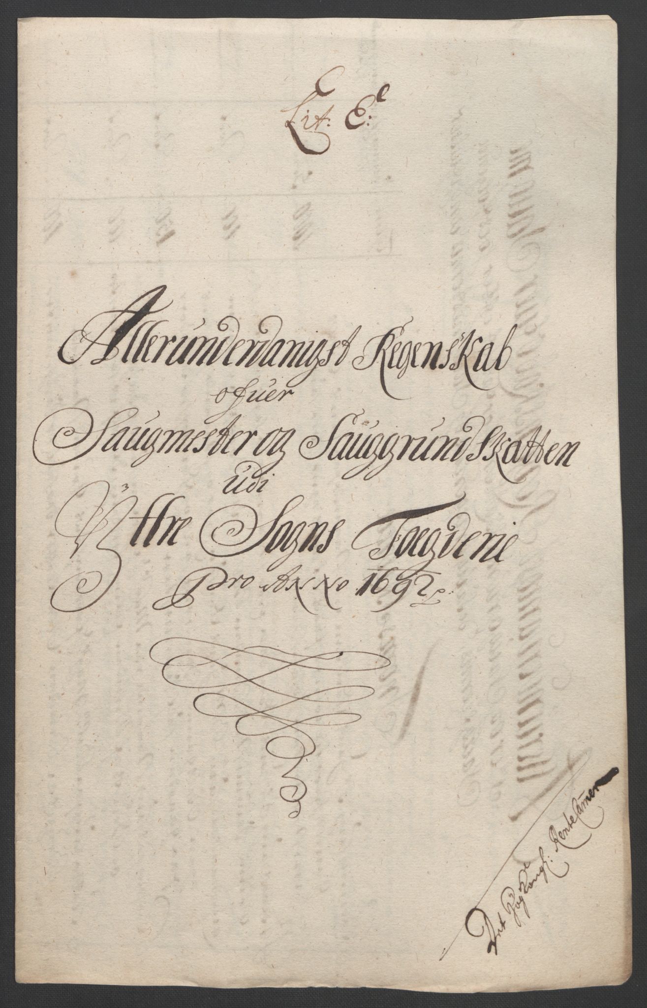 Rentekammeret inntil 1814, Reviderte regnskaper, Fogderegnskap, AV/RA-EA-4092/R52/L3306: Fogderegnskap Sogn, 1691-1692, p. 348