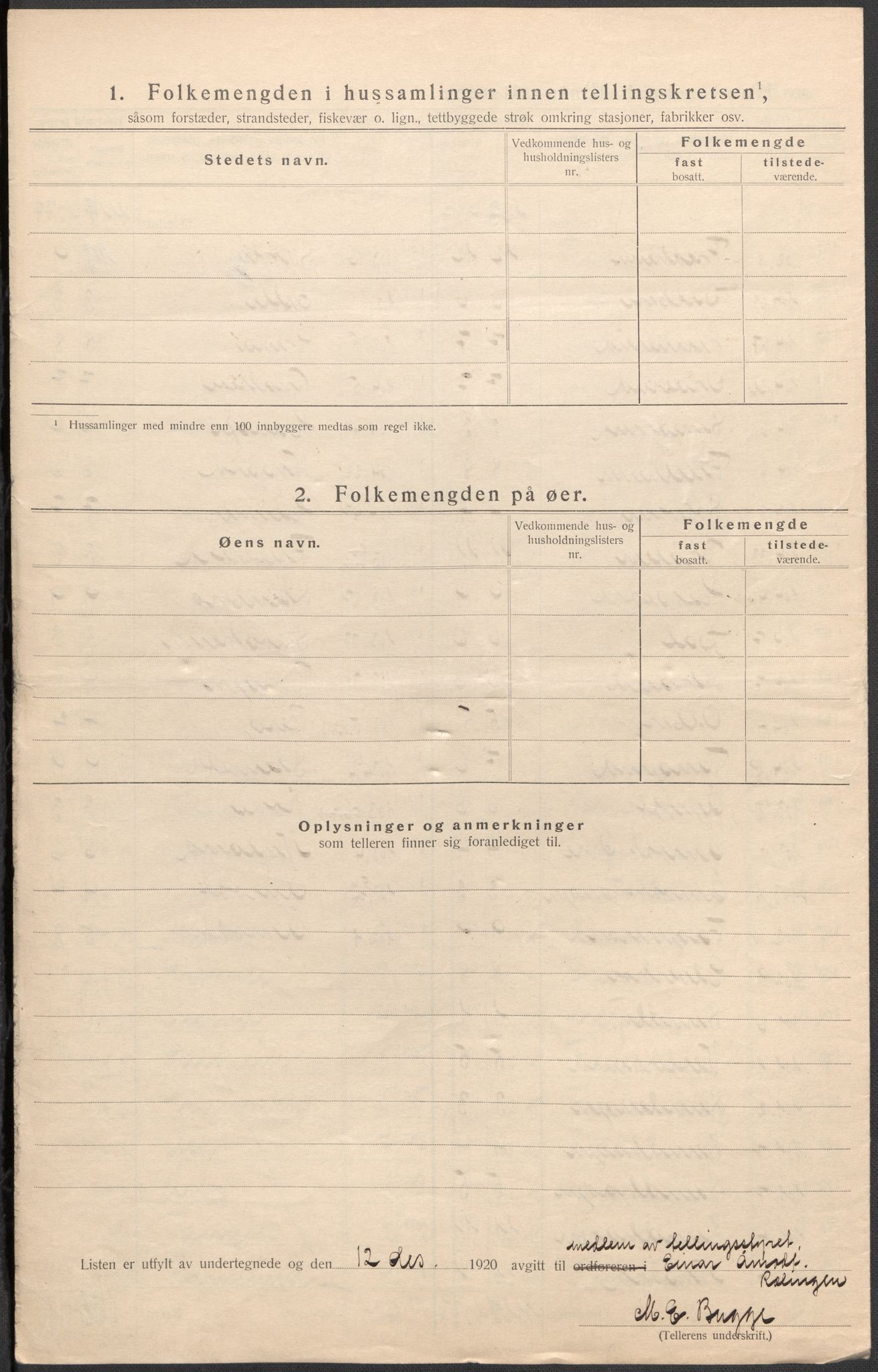 SAO, 1920 census for Fet, 1920, p. 40