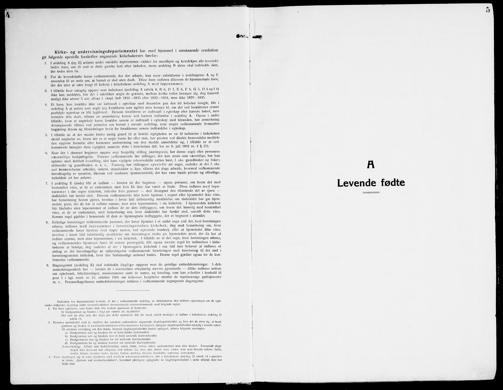 Ministerialprotokoller, klokkerbøker og fødselsregistre - Sør-Trøndelag, AV/SAT-A-1456/607/L0321: Parish register (official) no. 607A05, 1916-1935, p. 4-5